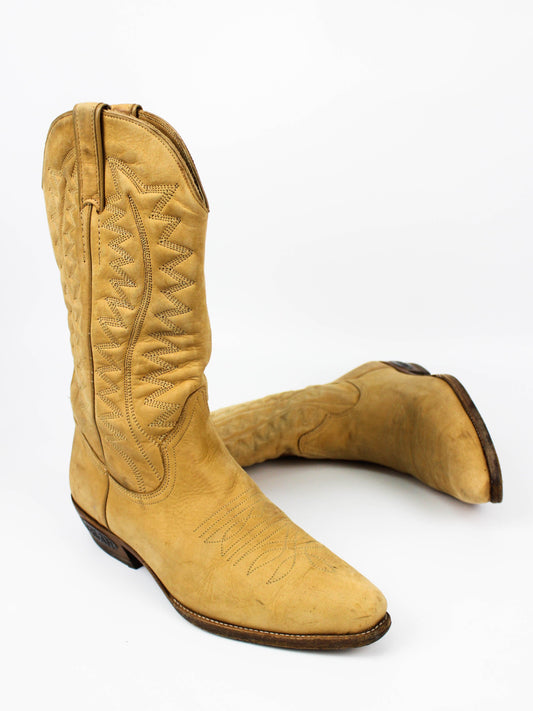 Western  Leather Ankle Boots