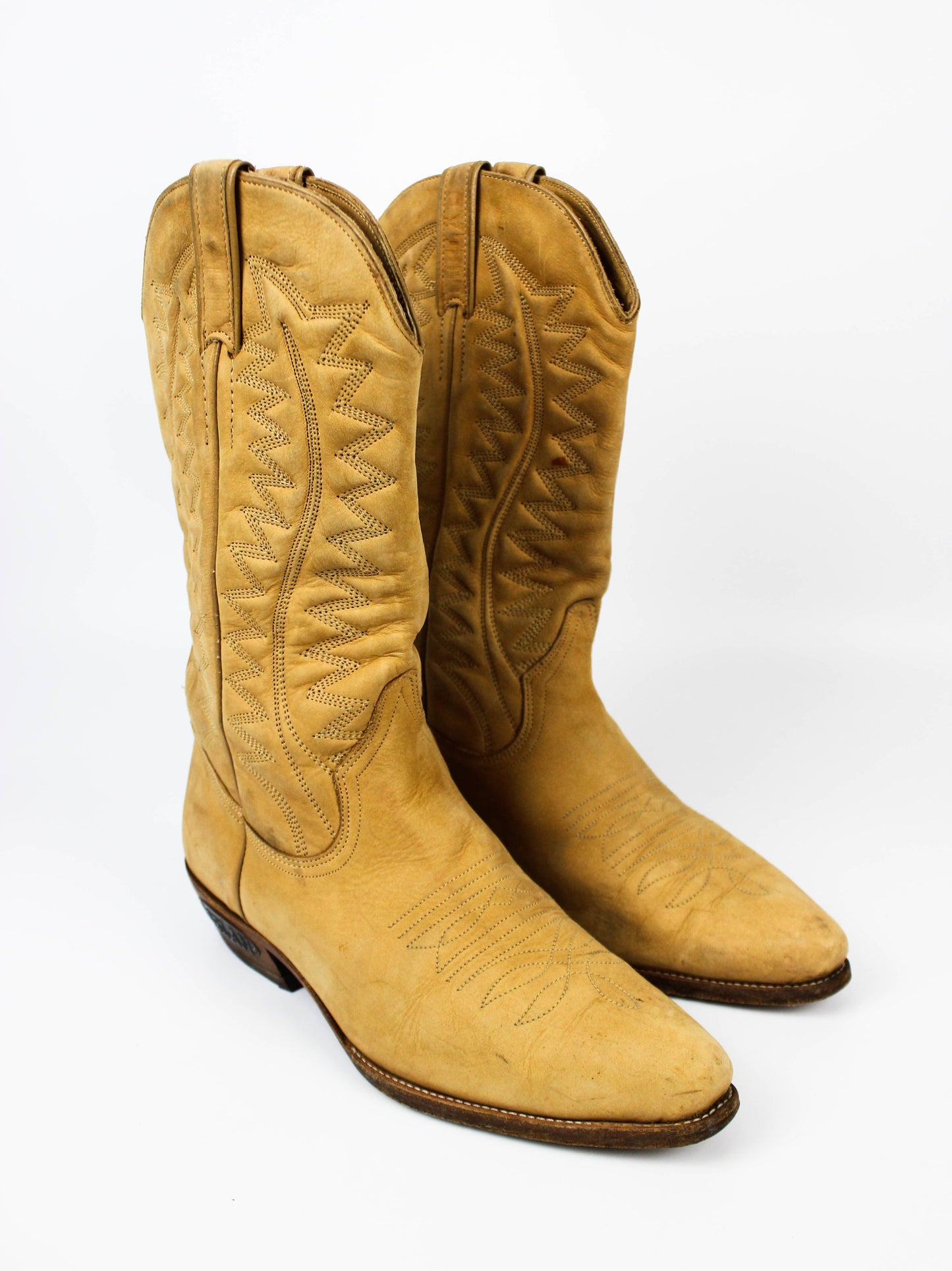 Western  Leather Ankle Boots