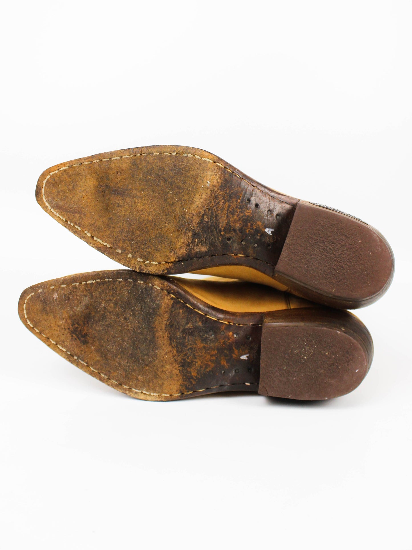 Western  Leather Ankle Boots