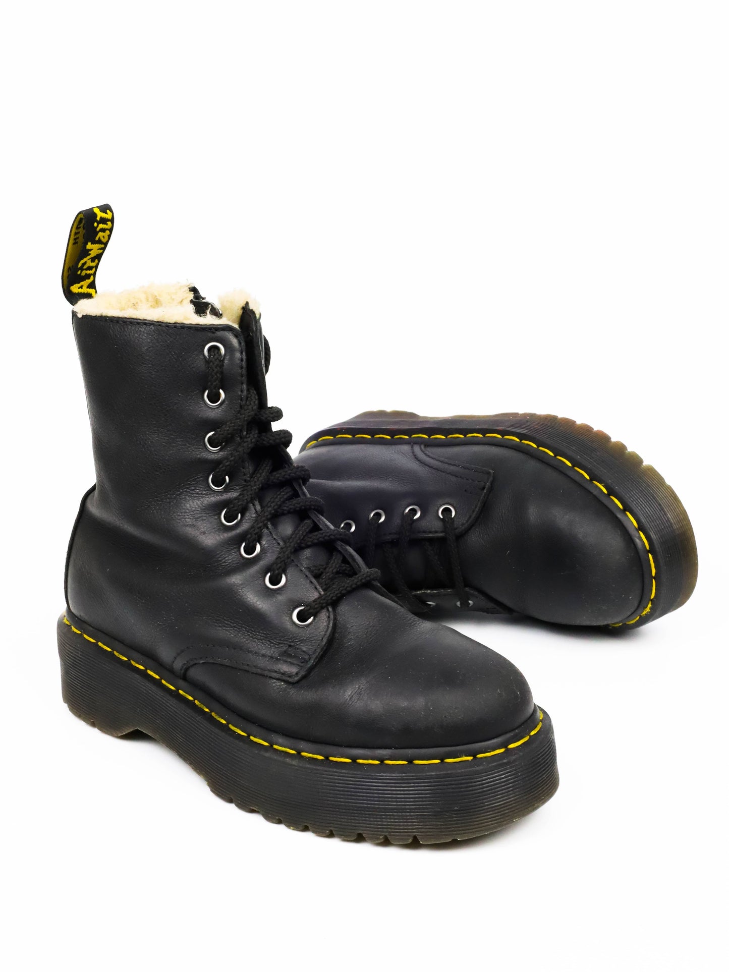 Dr. Martens Jadon Fur-Lined Platform