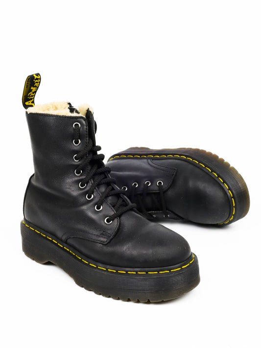 Dr. Martens Jadon Fur-Lined Platform