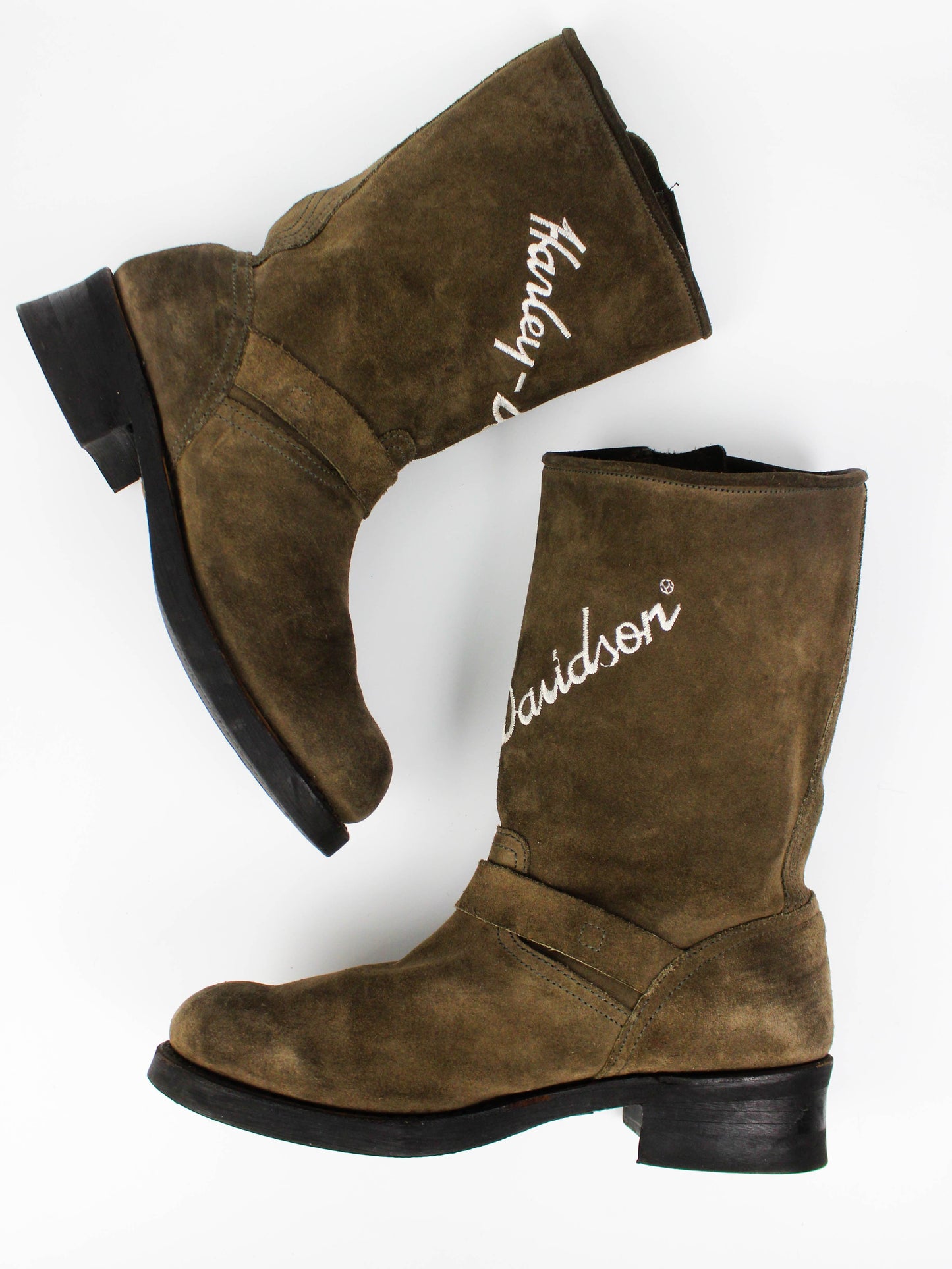 Harley Davidson Brown Biker Boots