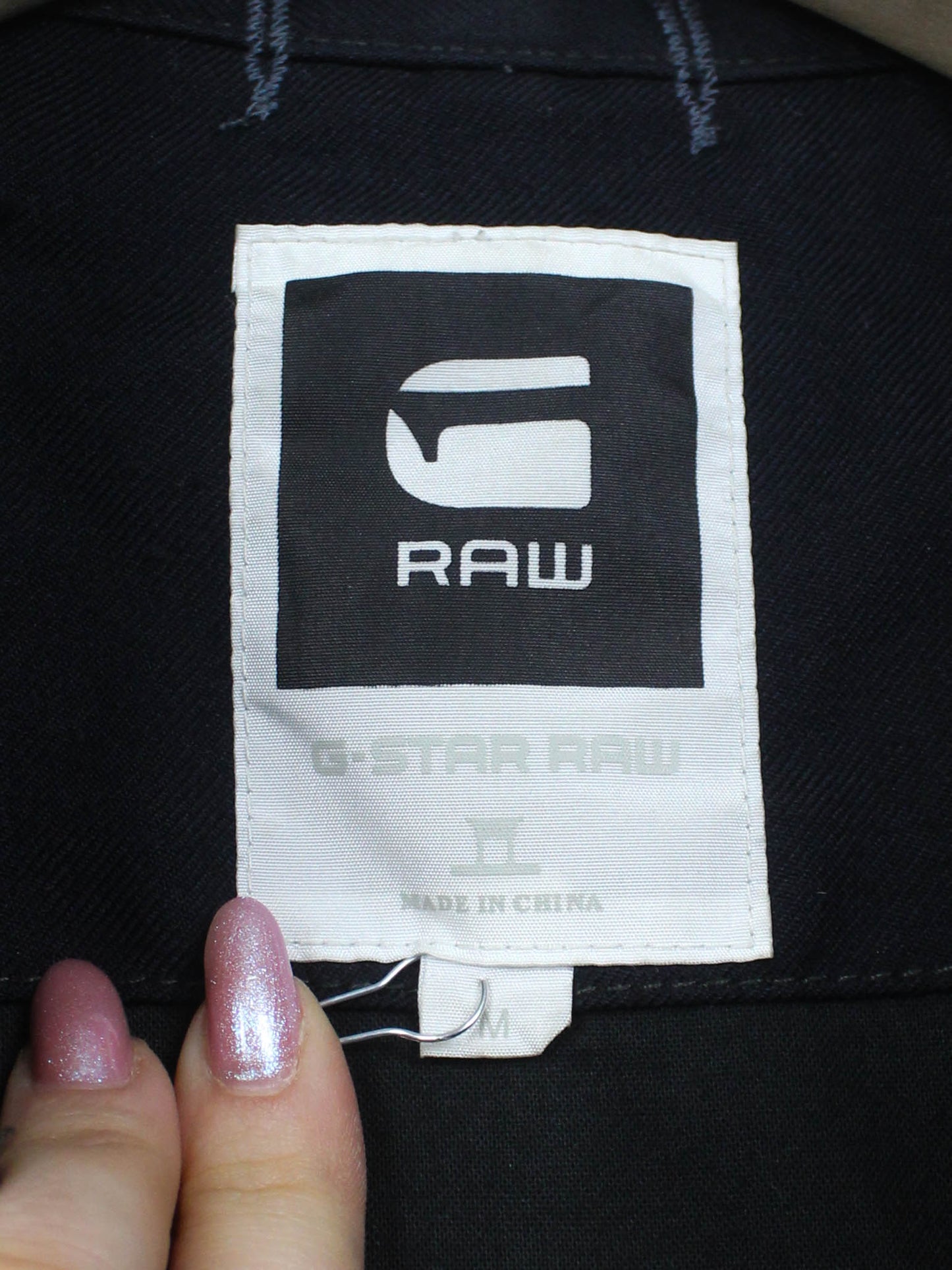Темно-синя куртка з кишенями G-Star RAW