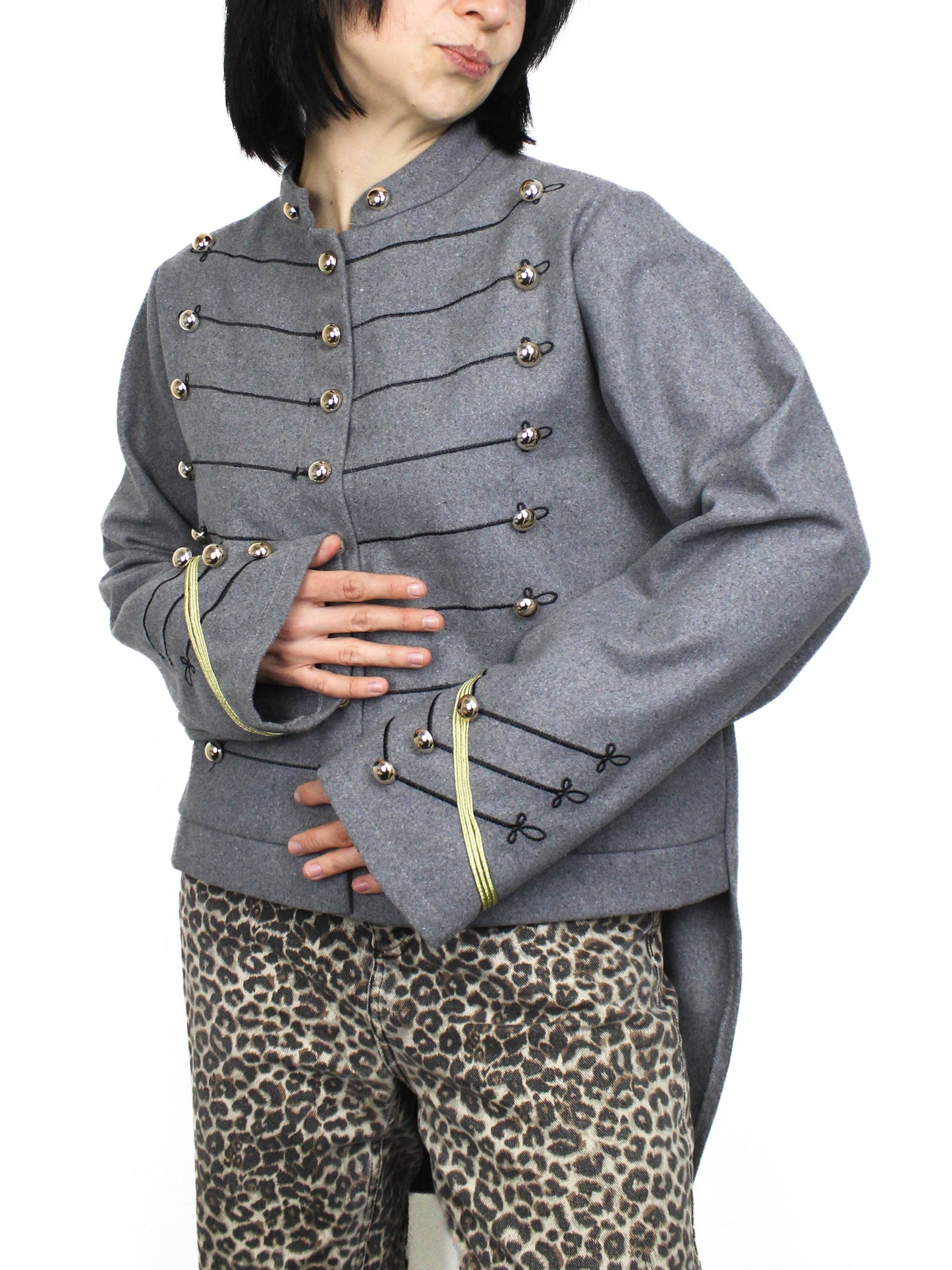 Сірий жакет Napoleon Style