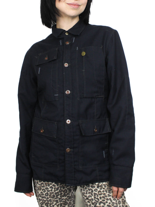 Темно-синя куртка з кишенями G-Star RAW