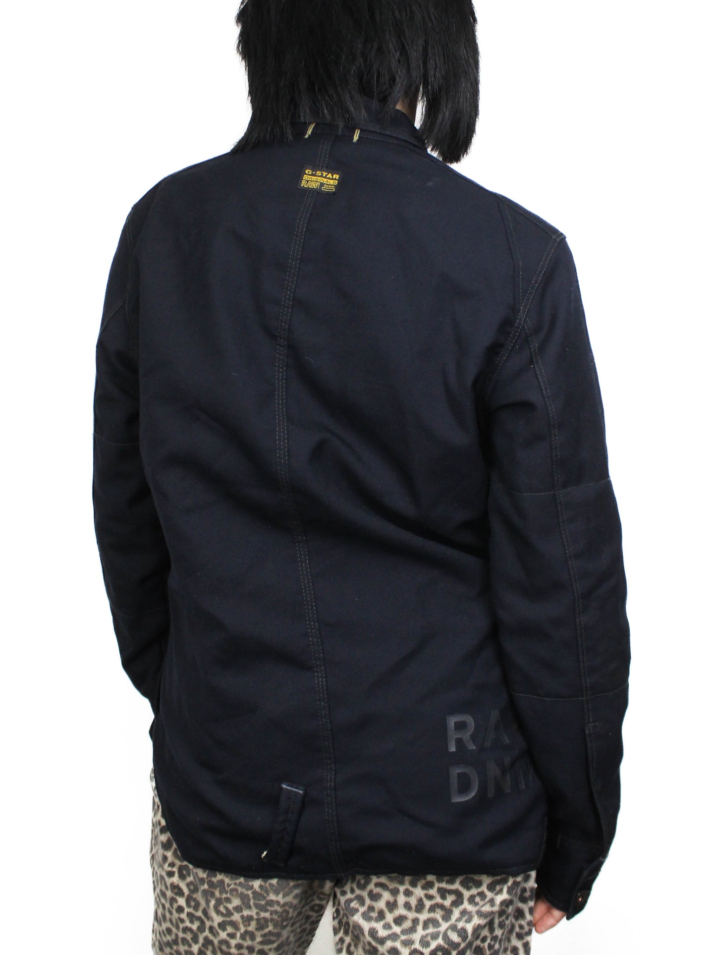 Темно-синя куртка з кишенями G-Star RAW