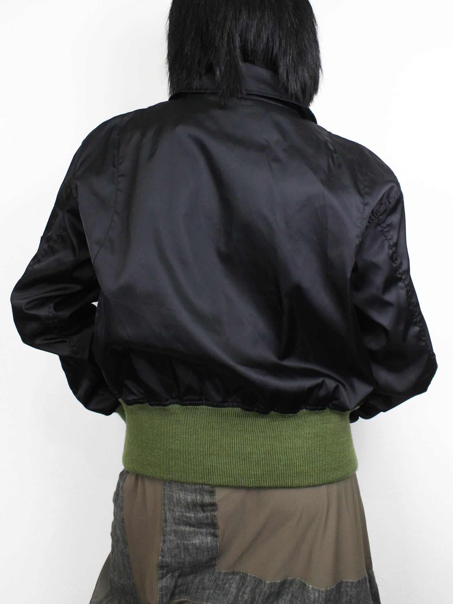 Чорний бомбер Buster Sports Wear