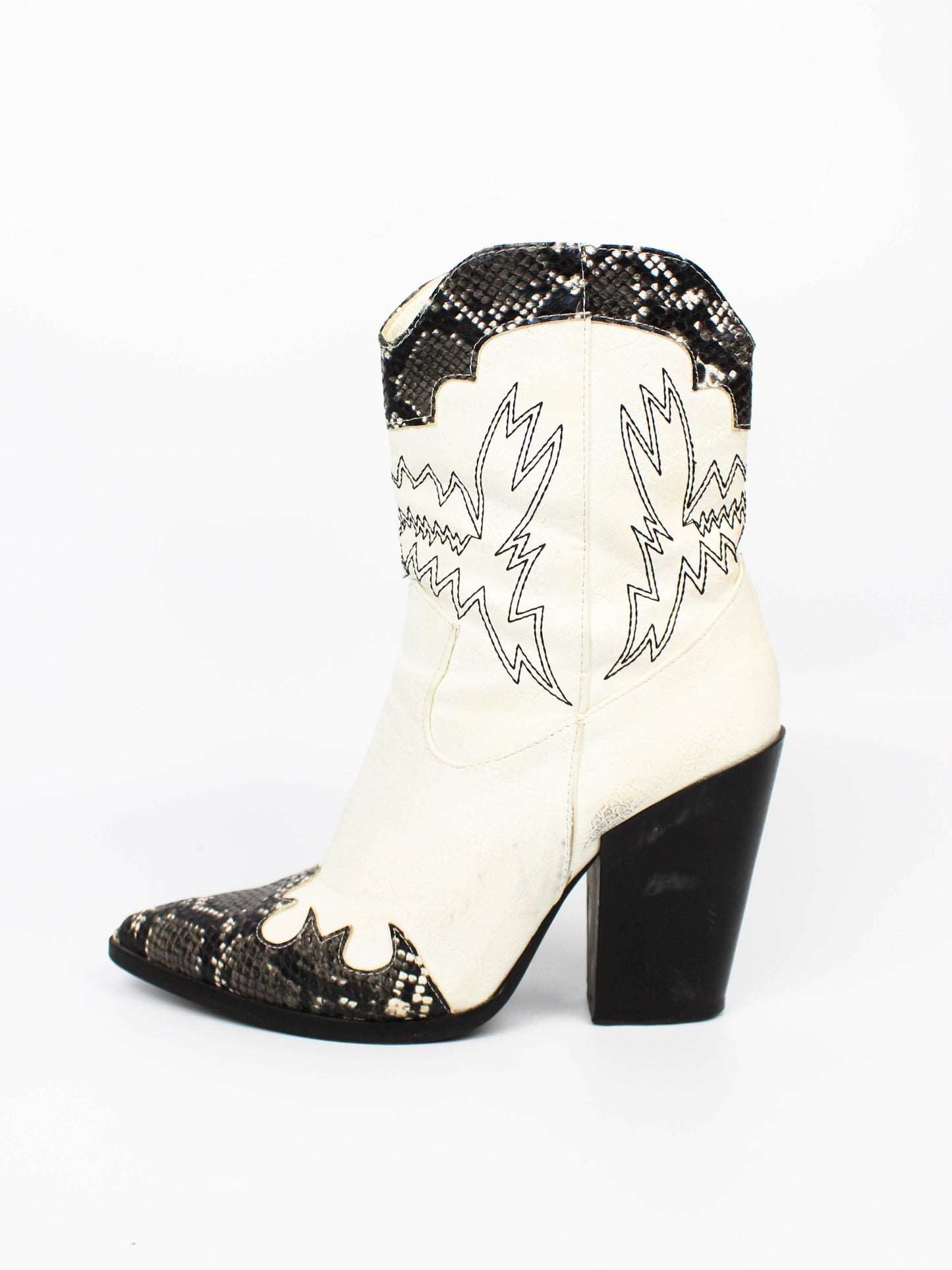 Vintage Two-Tone Western Cowboy Boots