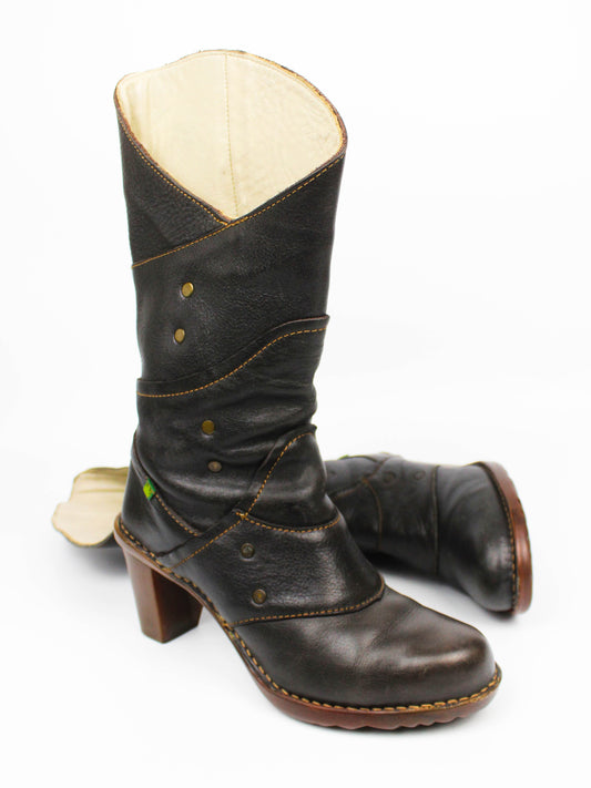 Vintage El Naturalista Leather Heel Shoes