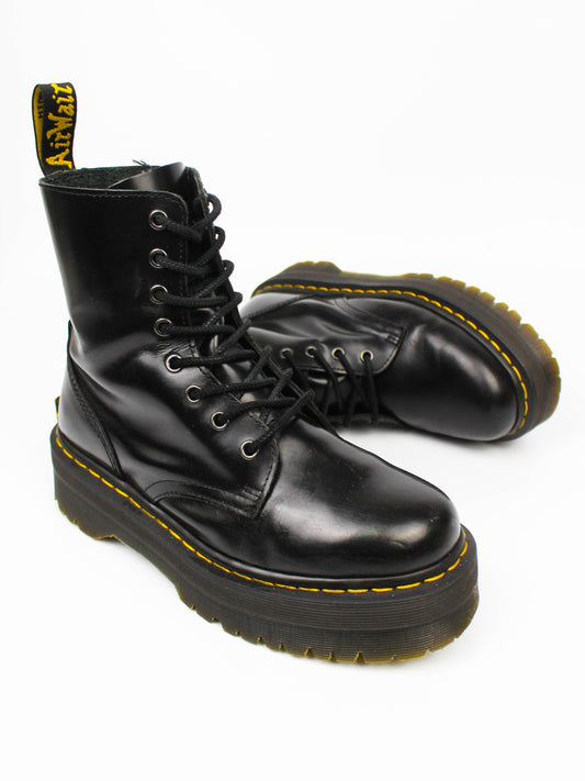 Dr. Martens Jadon - Black Polished Smooth