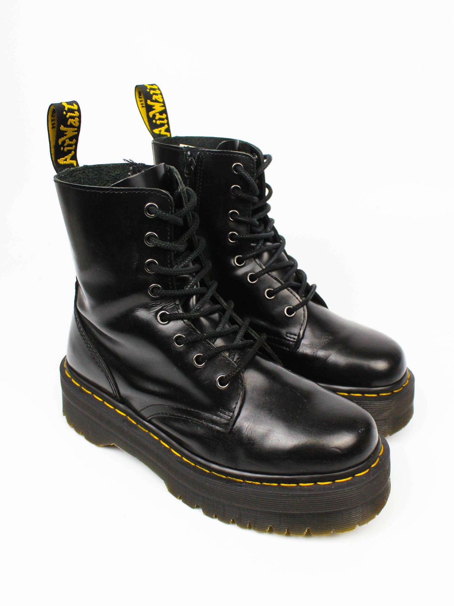 Dr. Martens Jadon - Black Polished Smooth