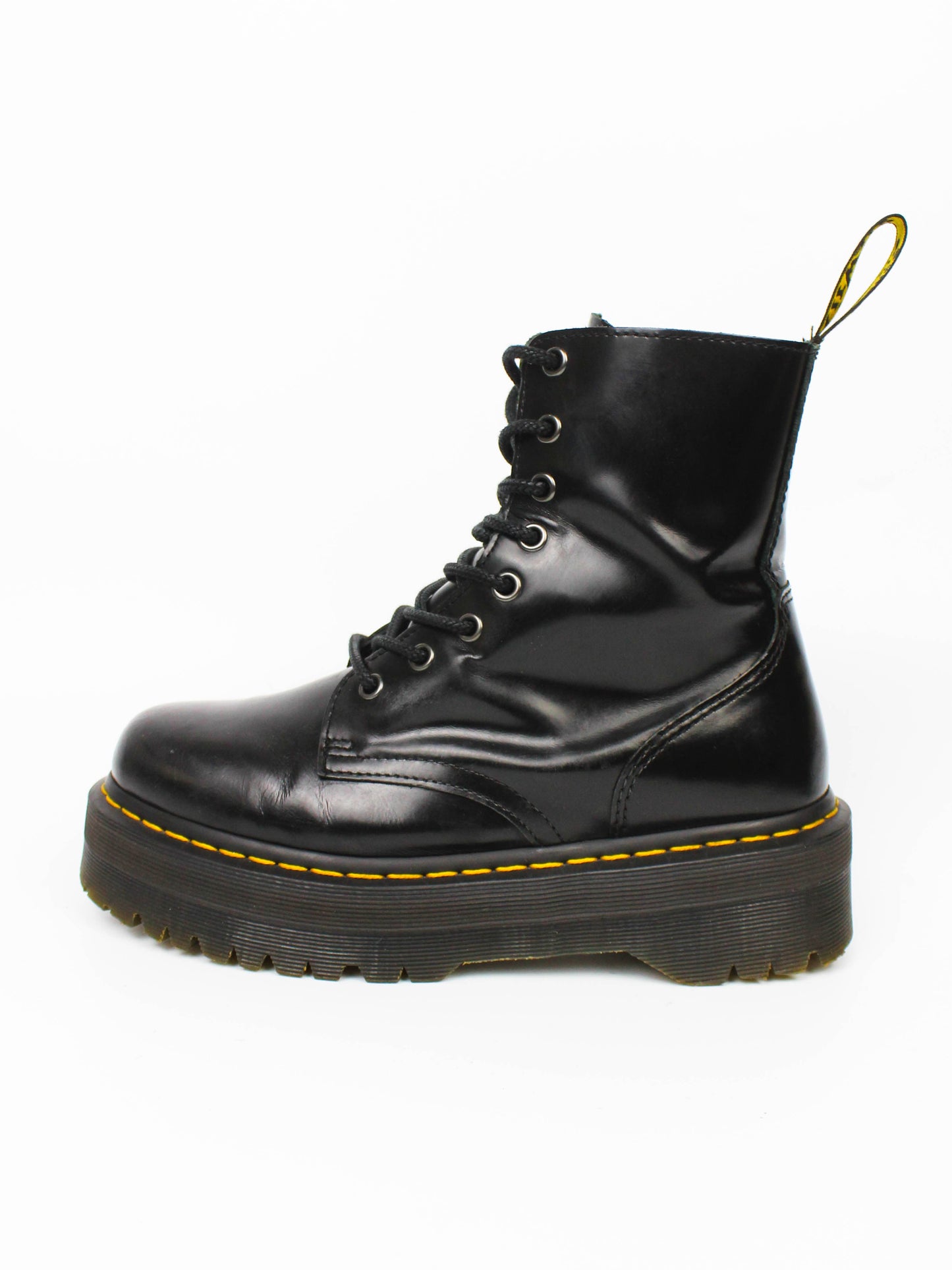 Dr. Martens Jadon - Black Polished Smooth