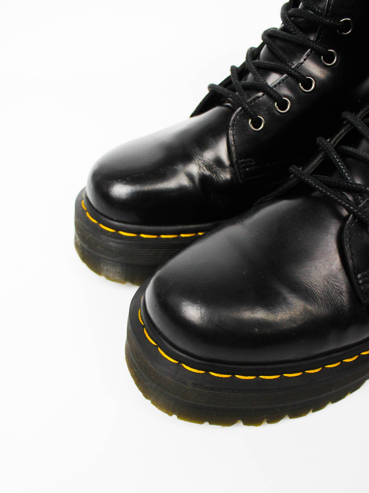 Dr. Martens Jadon - Black Polished Smooth