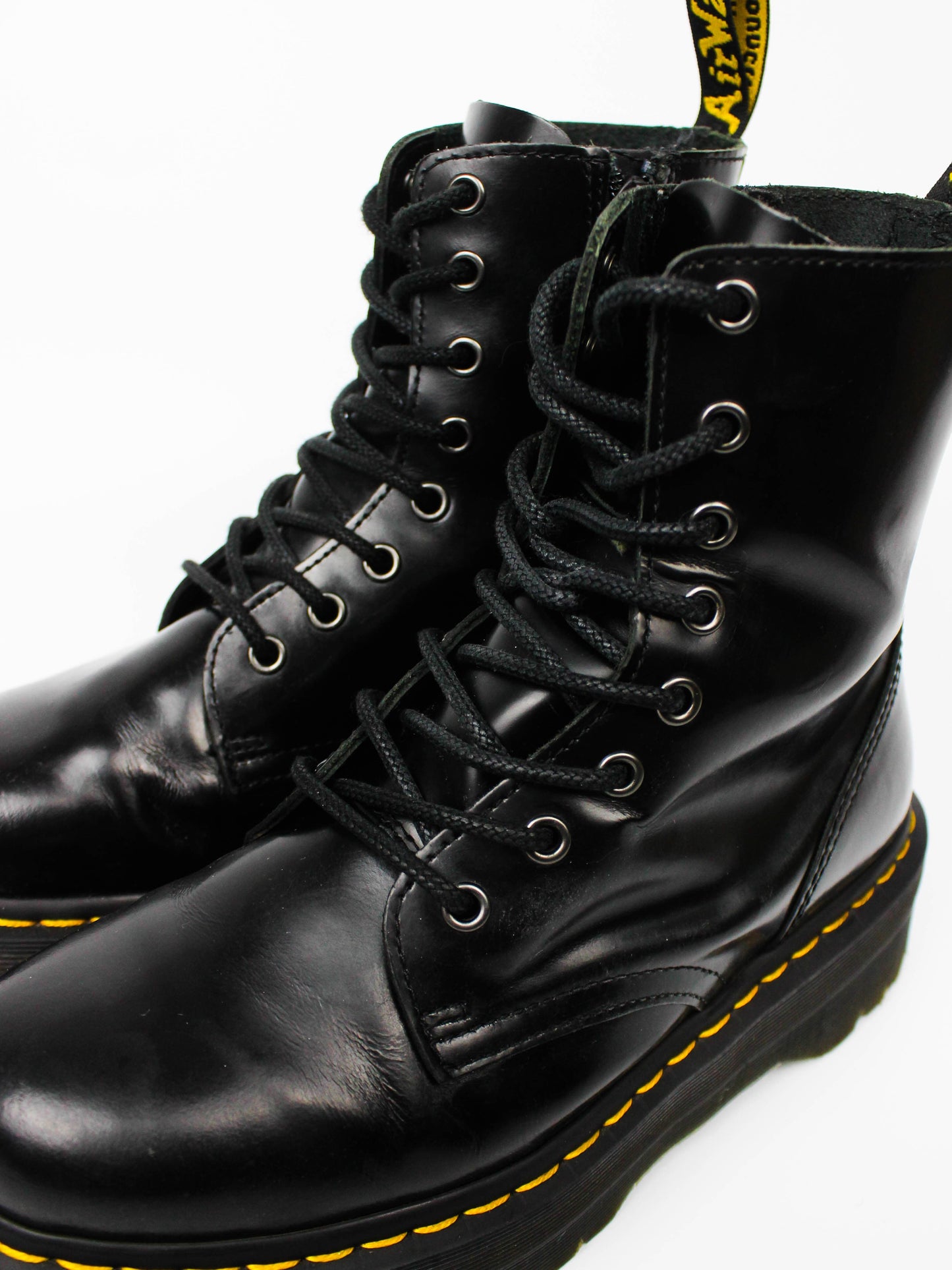 Dr. Martens Jadon - Black Polished Smooth