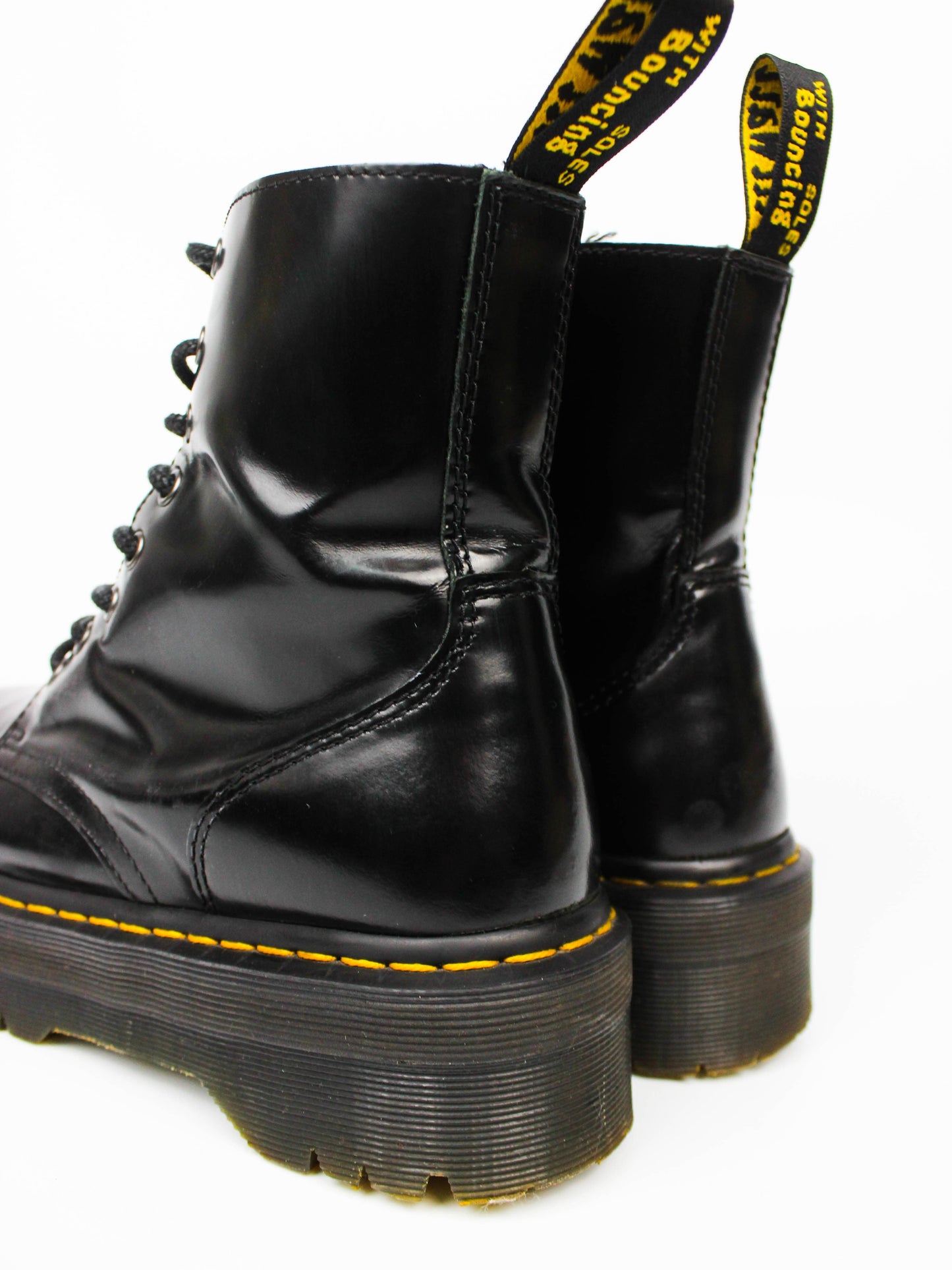 Dr. Martens Jadon - Black Polished Smooth