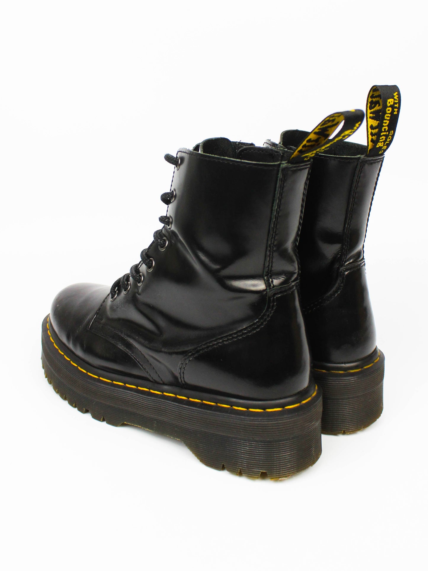 Dr. Martens Jadon - Black Polished Smooth