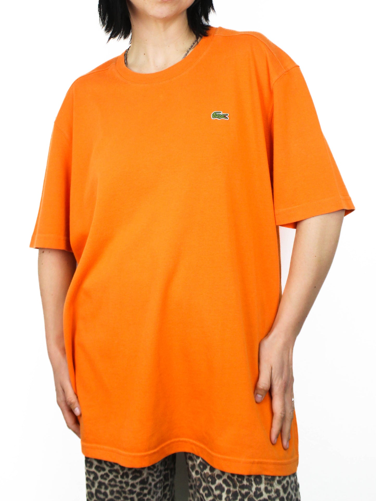 Помаранчева футболка Lacoste