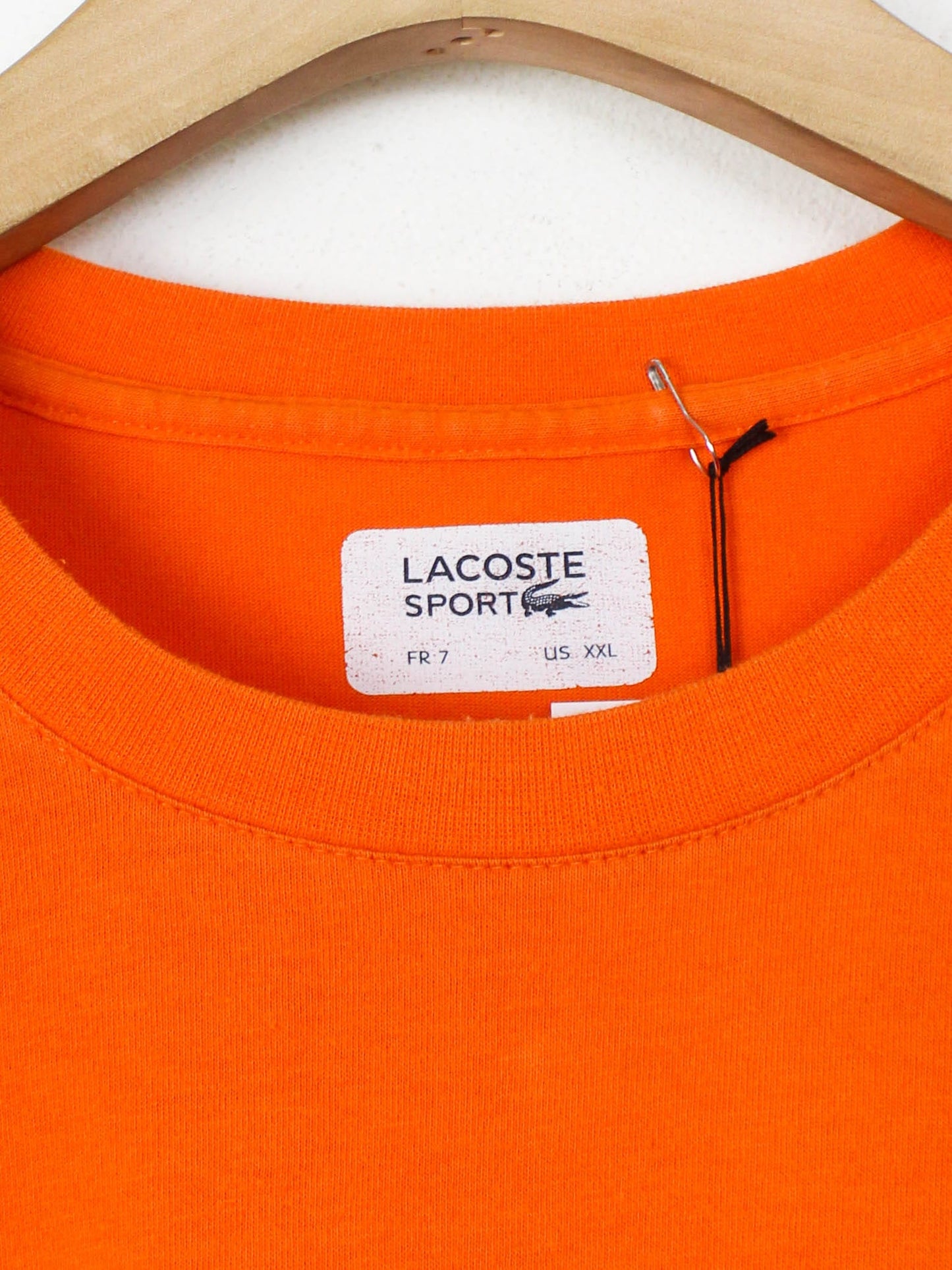 Помаранчева футболка Lacoste