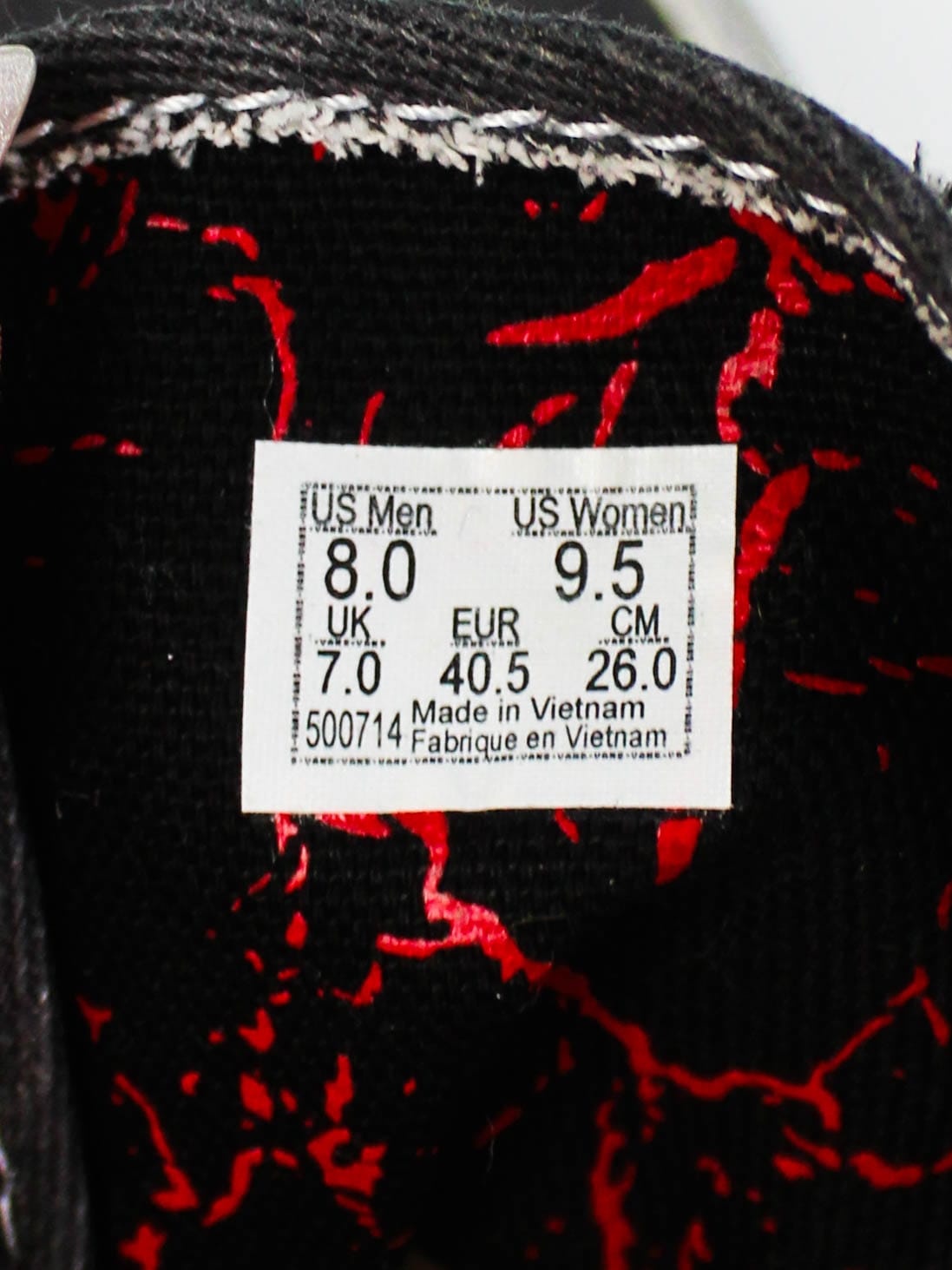 Vans Style 36 Stranger Things Hellfire Club