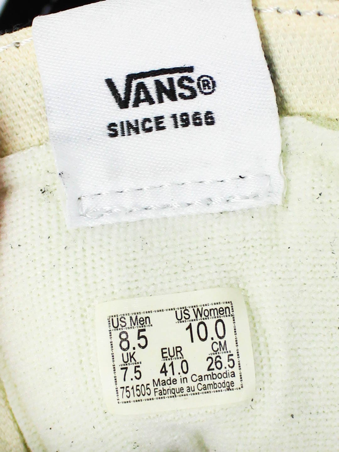 Vans Sk8-Hi Black/White