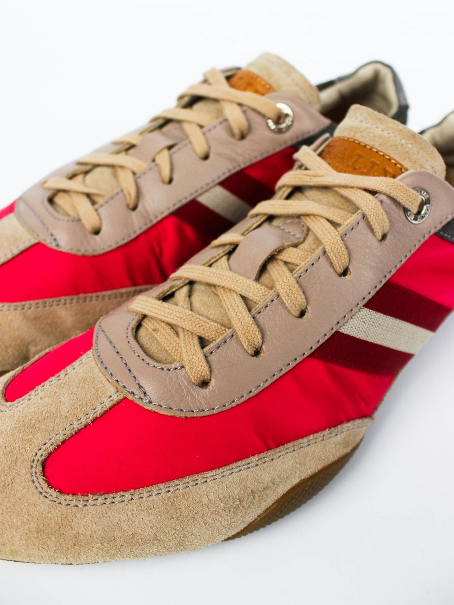 Bally Suede Trainers Beige