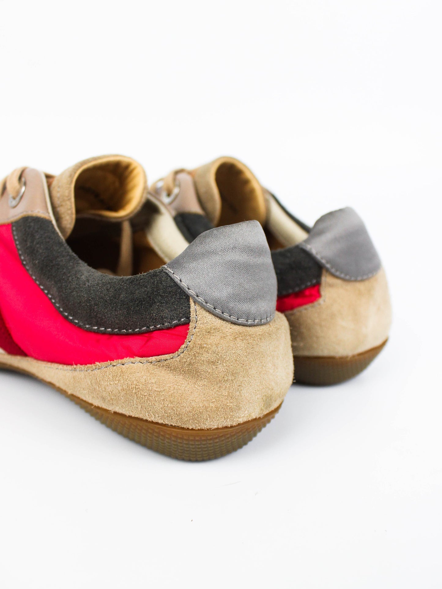 Bally Suede Trainers Beige