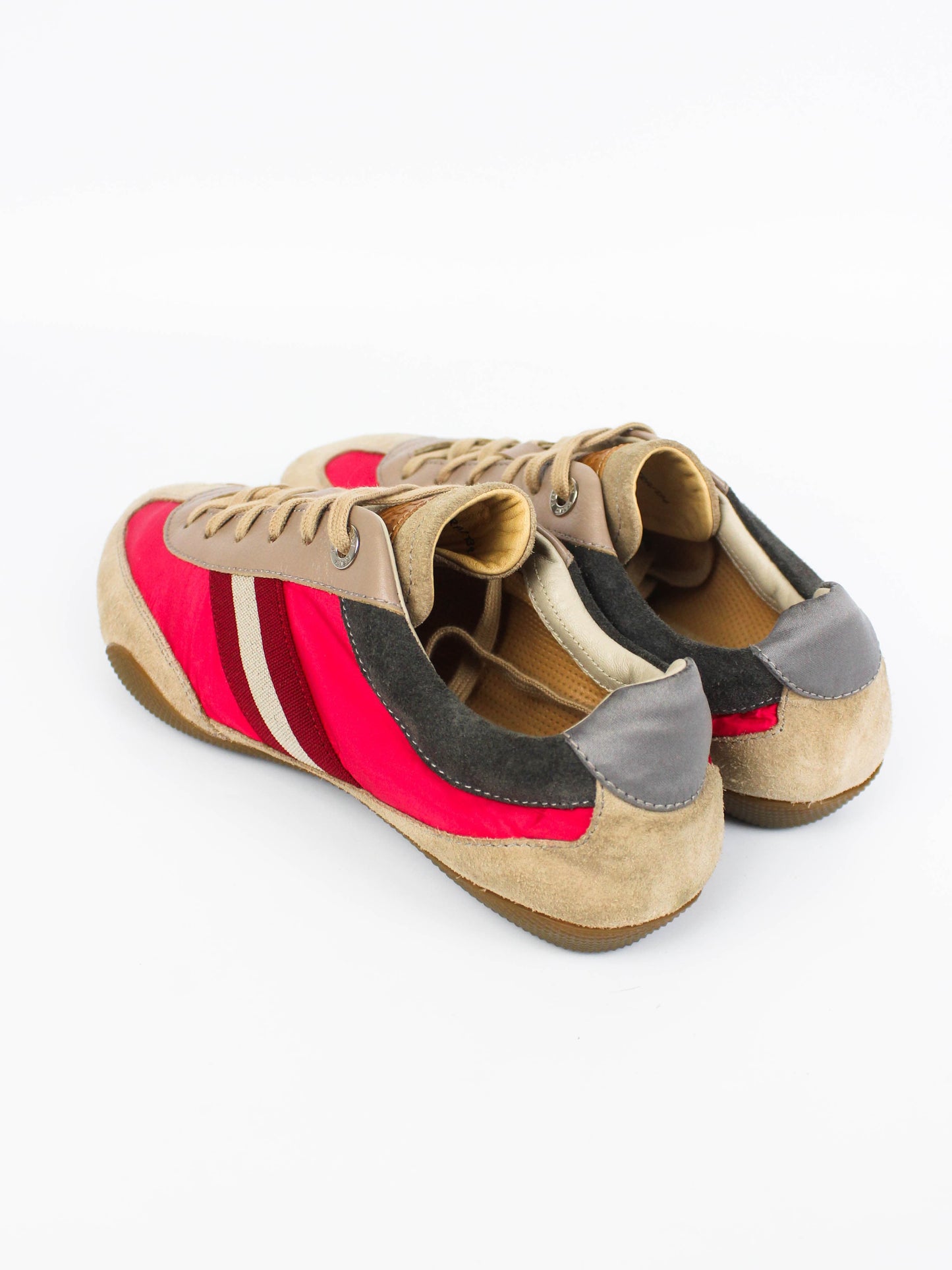Bally Suede Trainers Beige