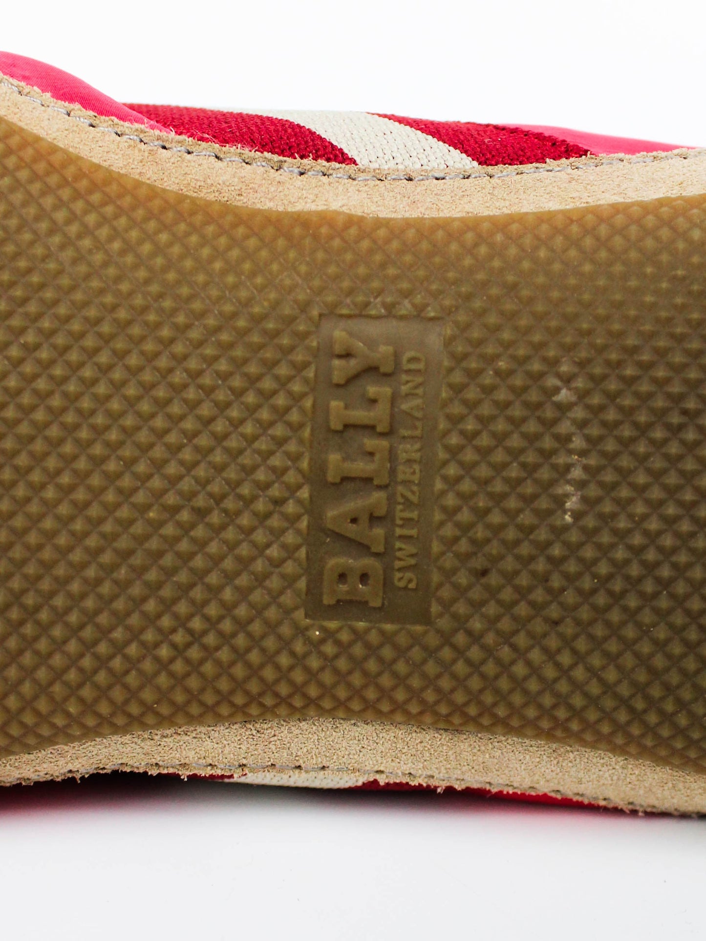 Bally Suede Trainers Beige
