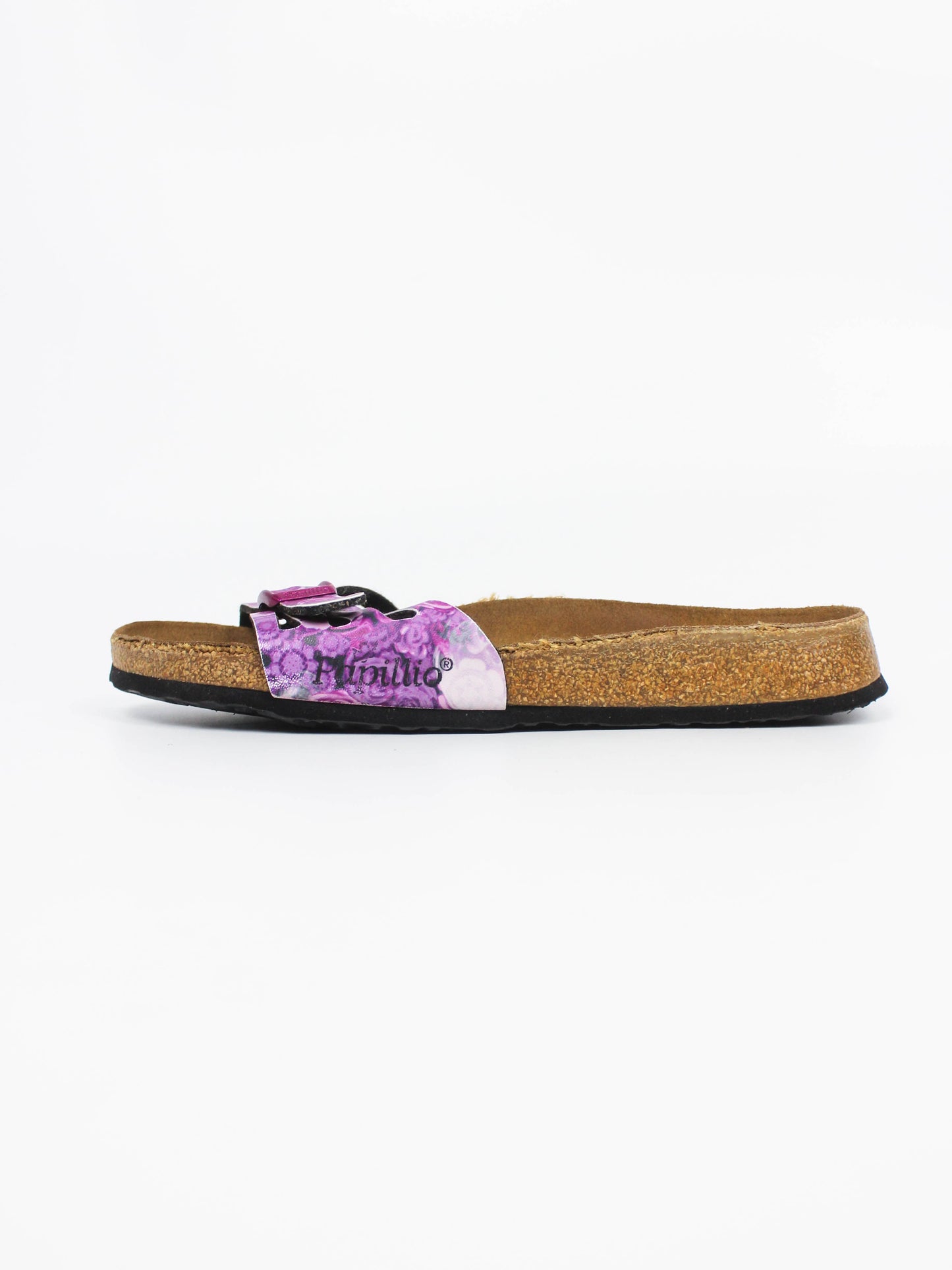 Birkenstock Papillio Purple Floral Slide Sandals