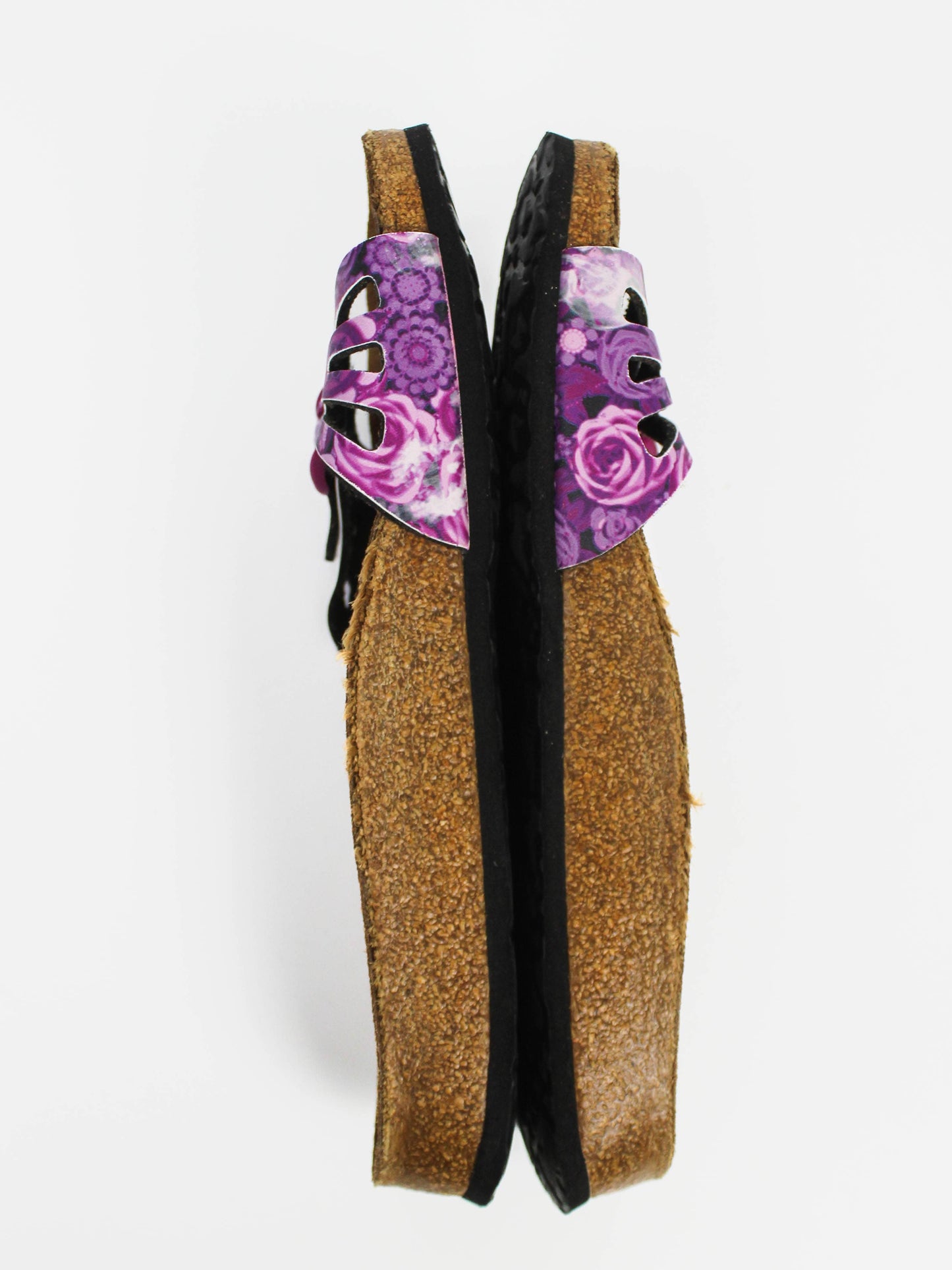 Birkenstock Papillio Purple Floral Slide Sandals