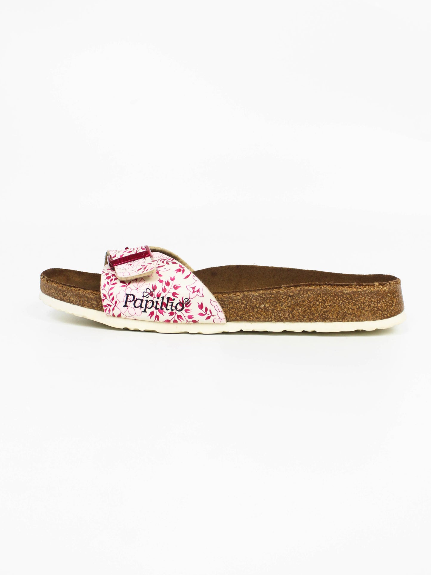 Birkenstock Papillio Pink Floral Slide Sandals