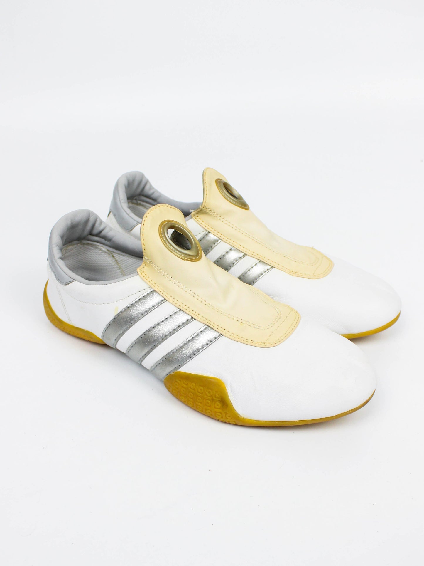 Adidas Taekwondo Mei White Silver Sneakers