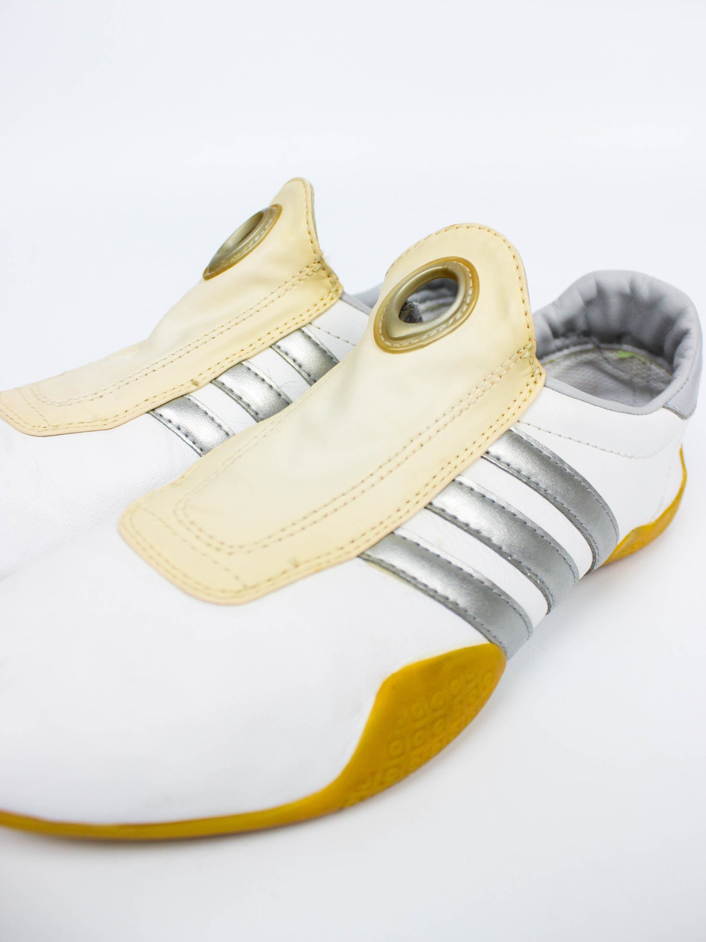 Adidas Taekwondo Mei White Silver Sneakers