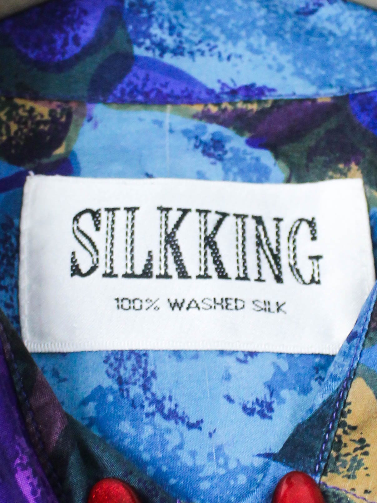 Шовкова сорочка Silkking з абстрактним принтом