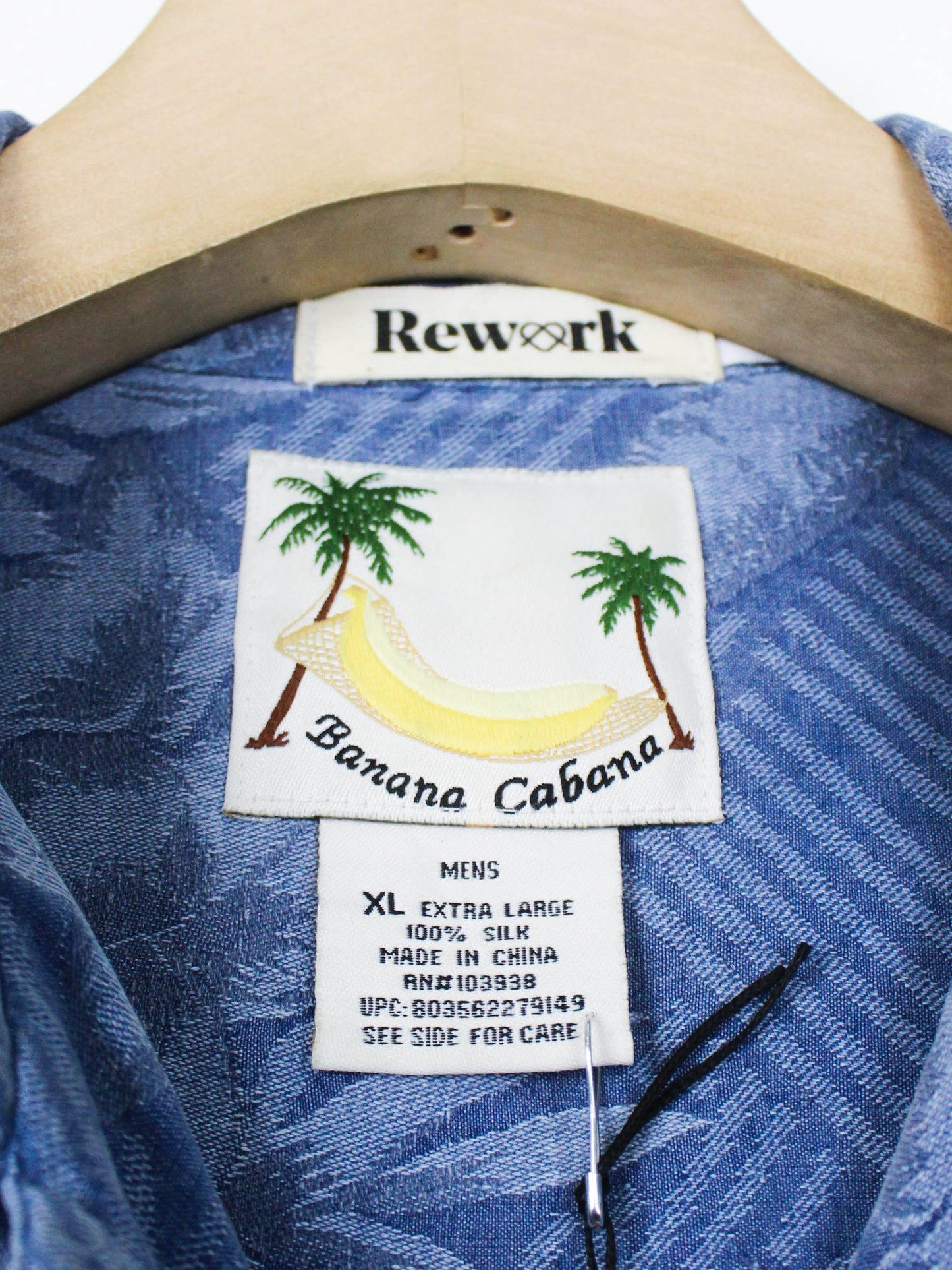 Блакитна гавайка Banana Cabana