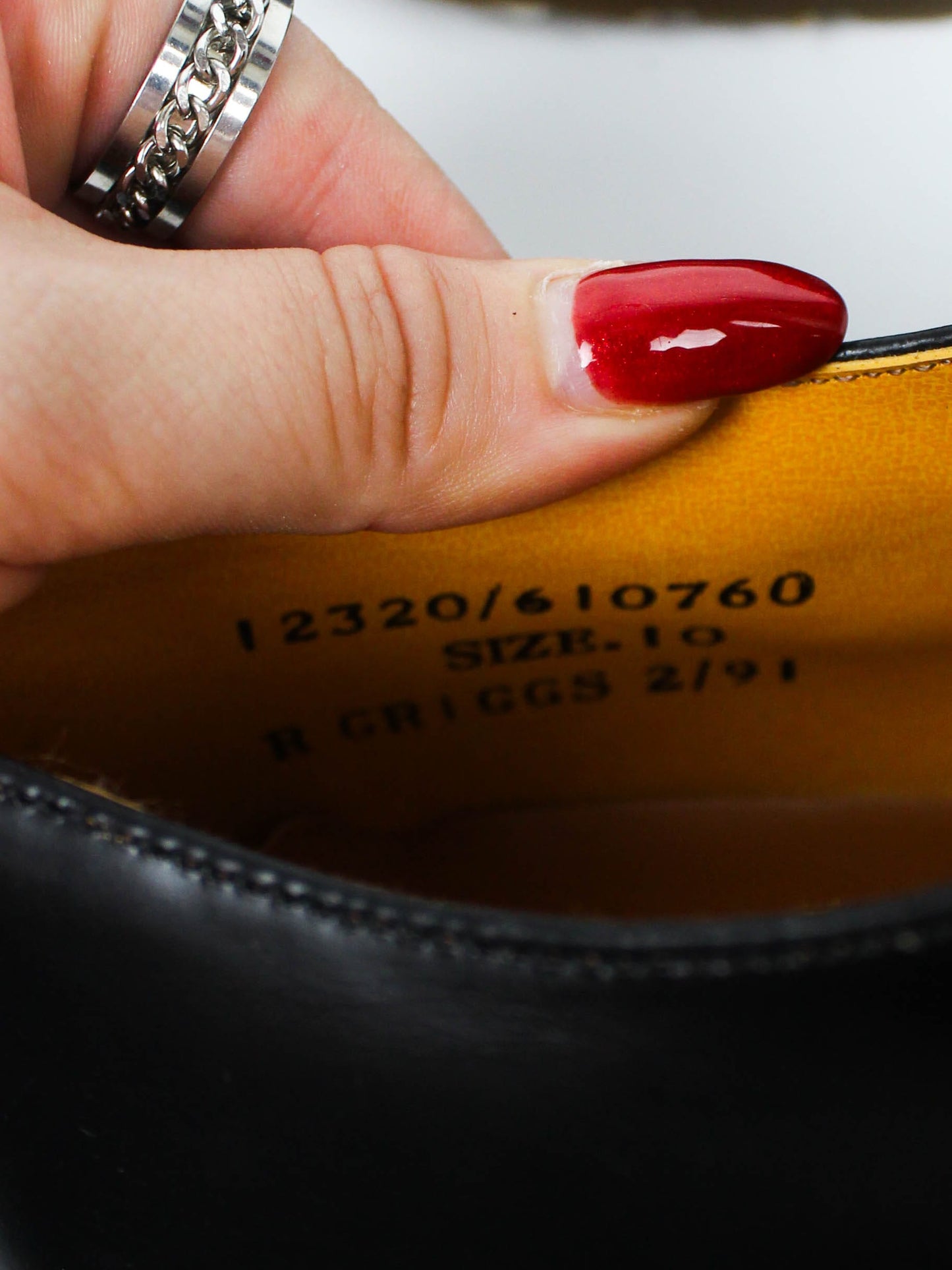 Dr. Martens 1461 Black Smooth Leather Made in England
