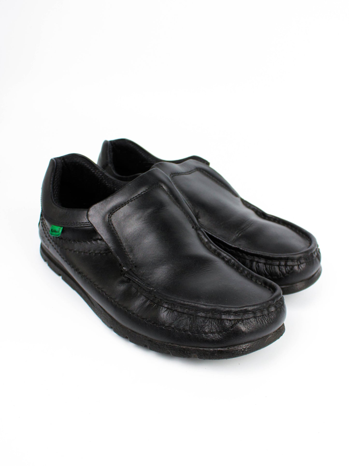 Kickers Kick Lo Black Leather