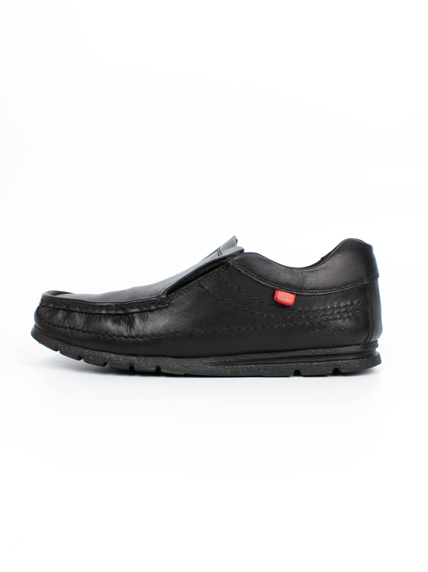 Kickers Kick Lo Black Leather