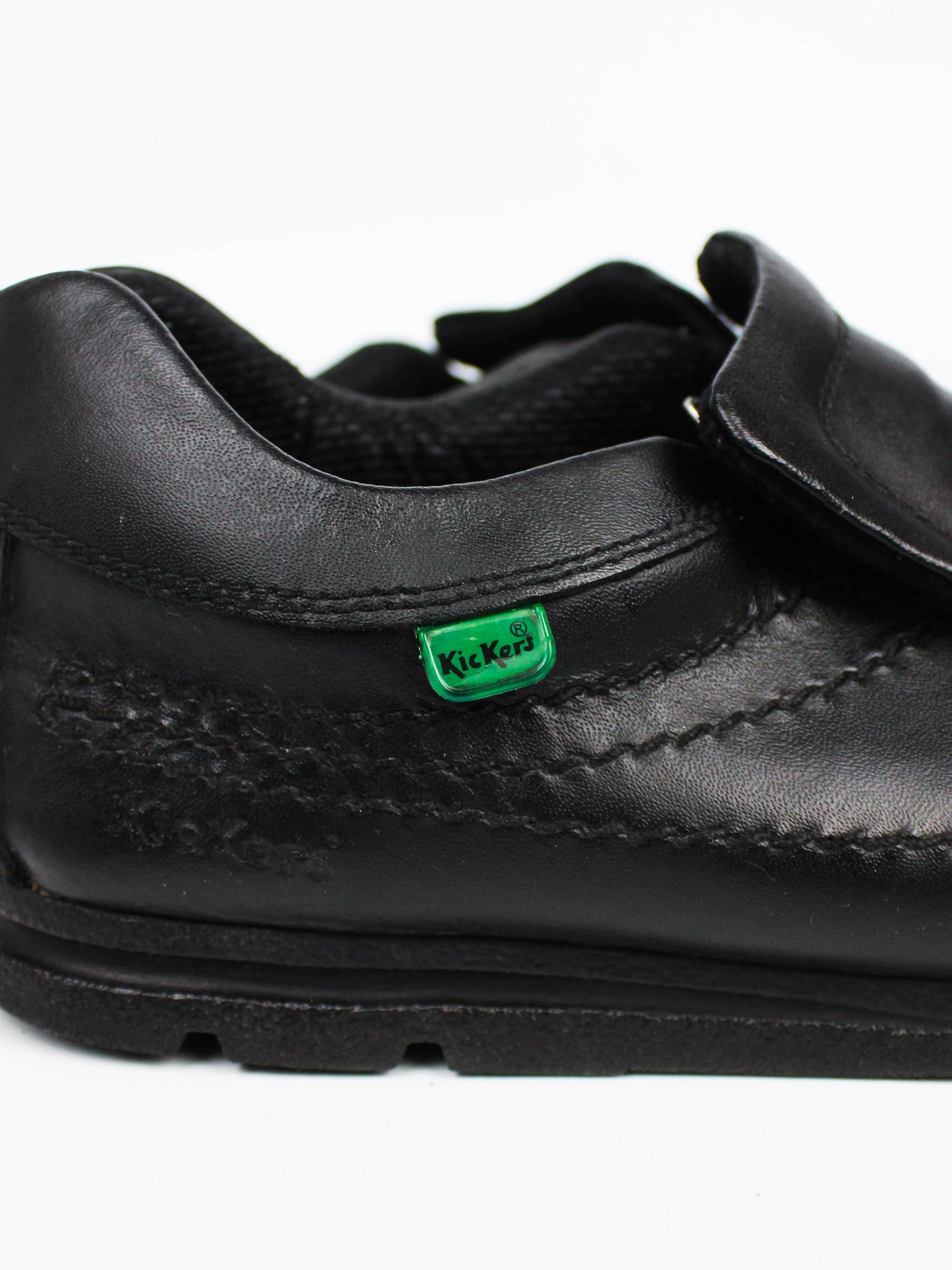 Kickers Kick Lo Black Leather
