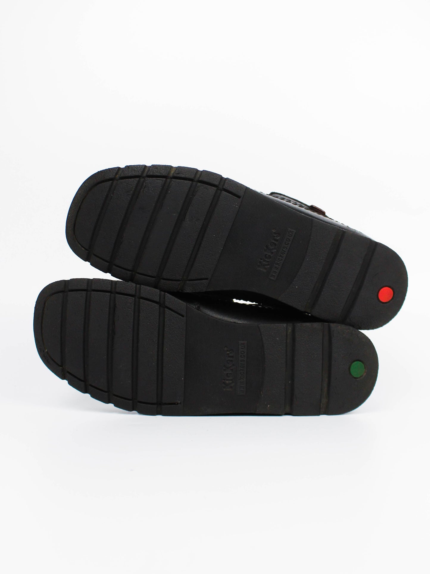 Kickers Kick Lo Black Leather