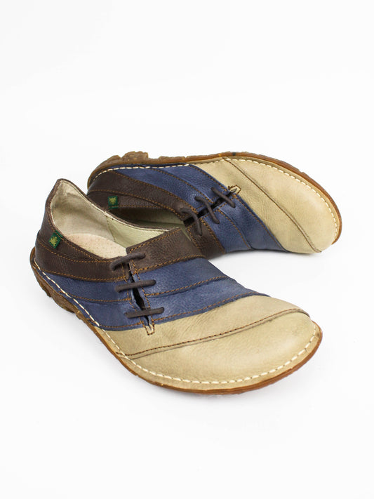 El Naturalista Colorblock Leather Shoes