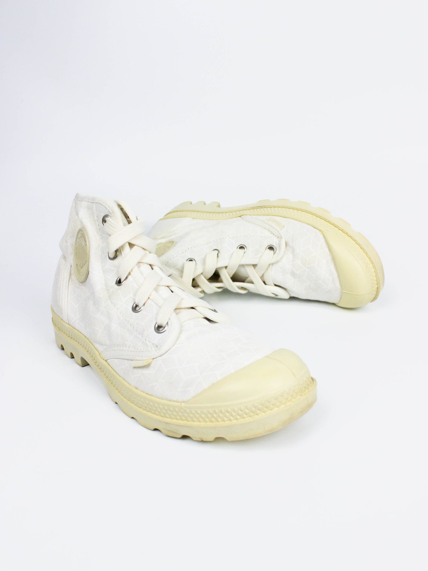 Palladium Pampa Hi White Canvas Boots