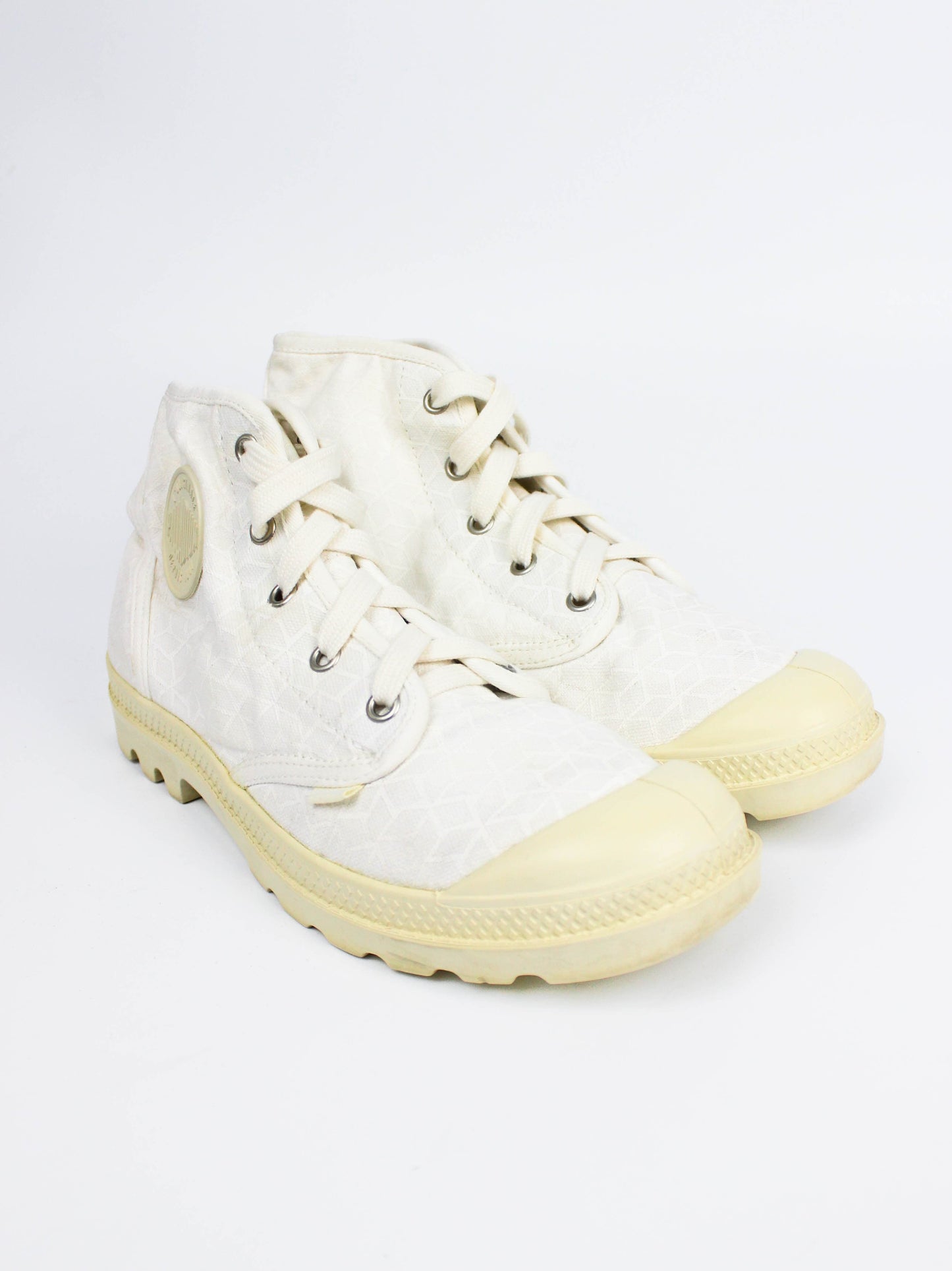 Palladium Pampa Hi White Canvas Boots