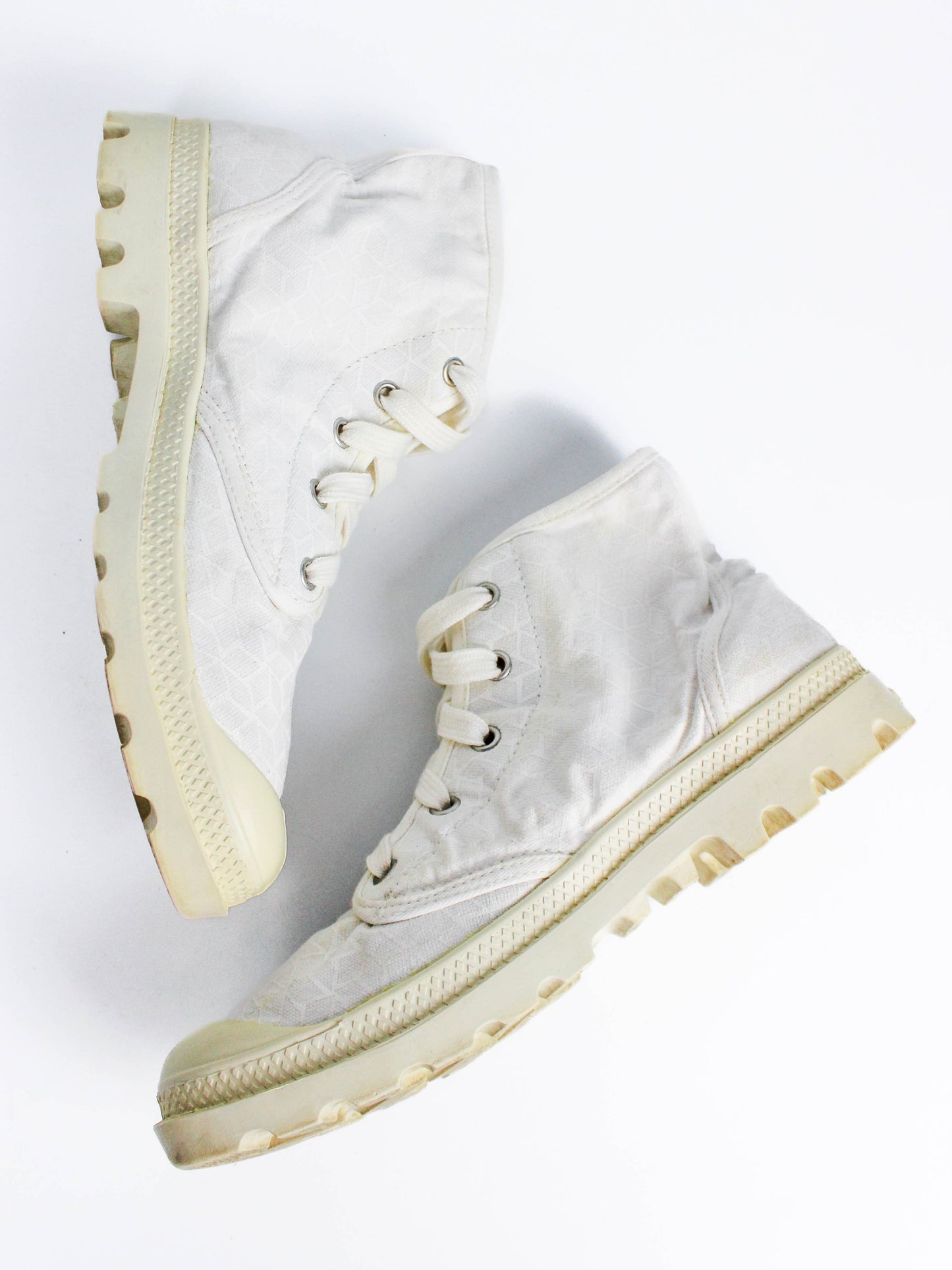 Palladium Pampa Hi White Canvas Boots