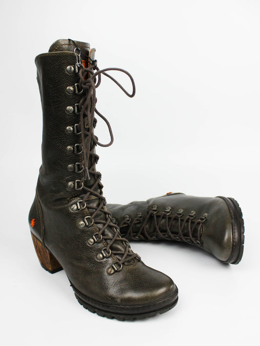 The Art Company Lace-Up Leather Boots