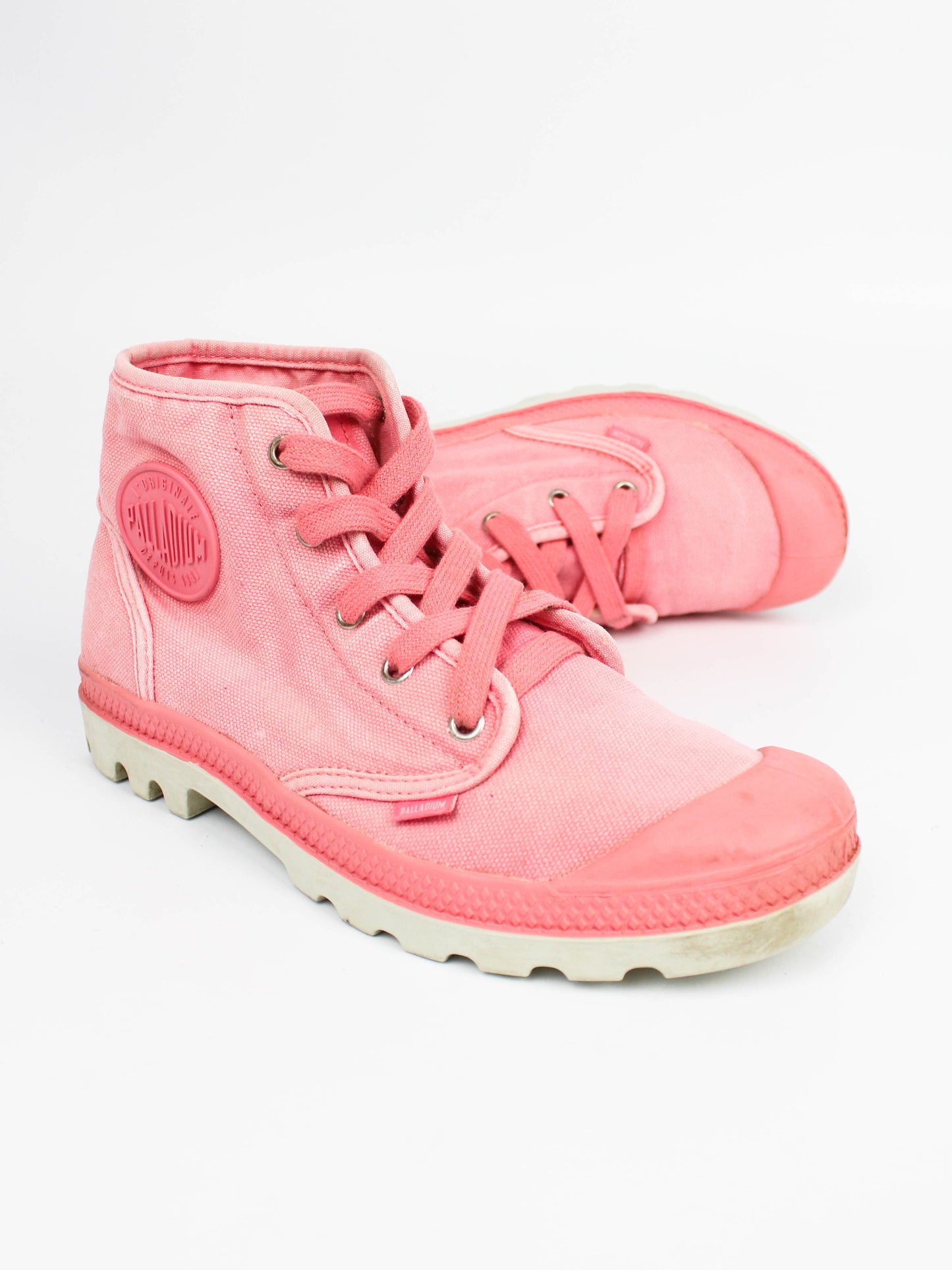 Palladium Pampa Hi Pink Canvas Boots