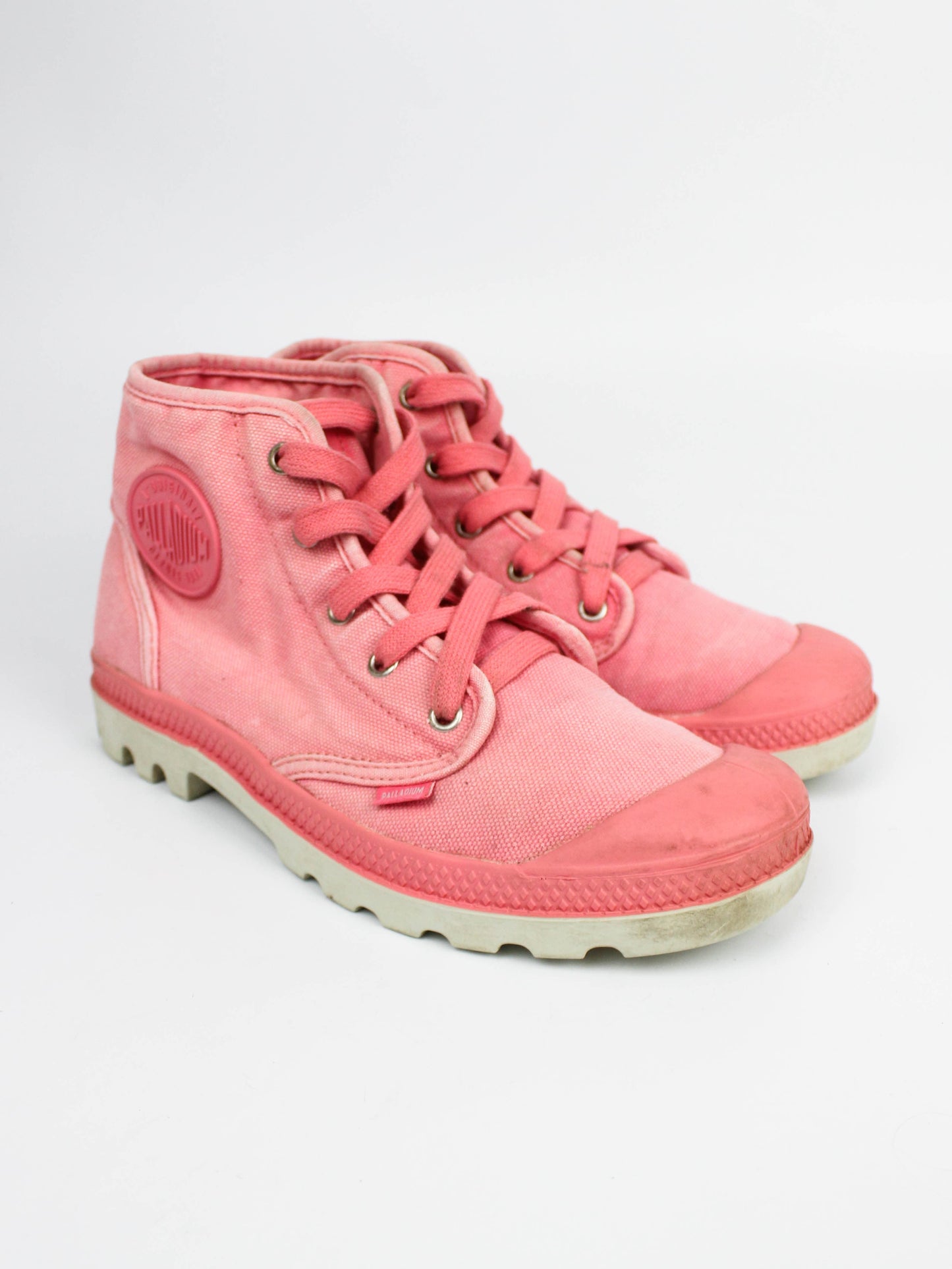 Palladium Pampa Hi Pink Canvas Boots