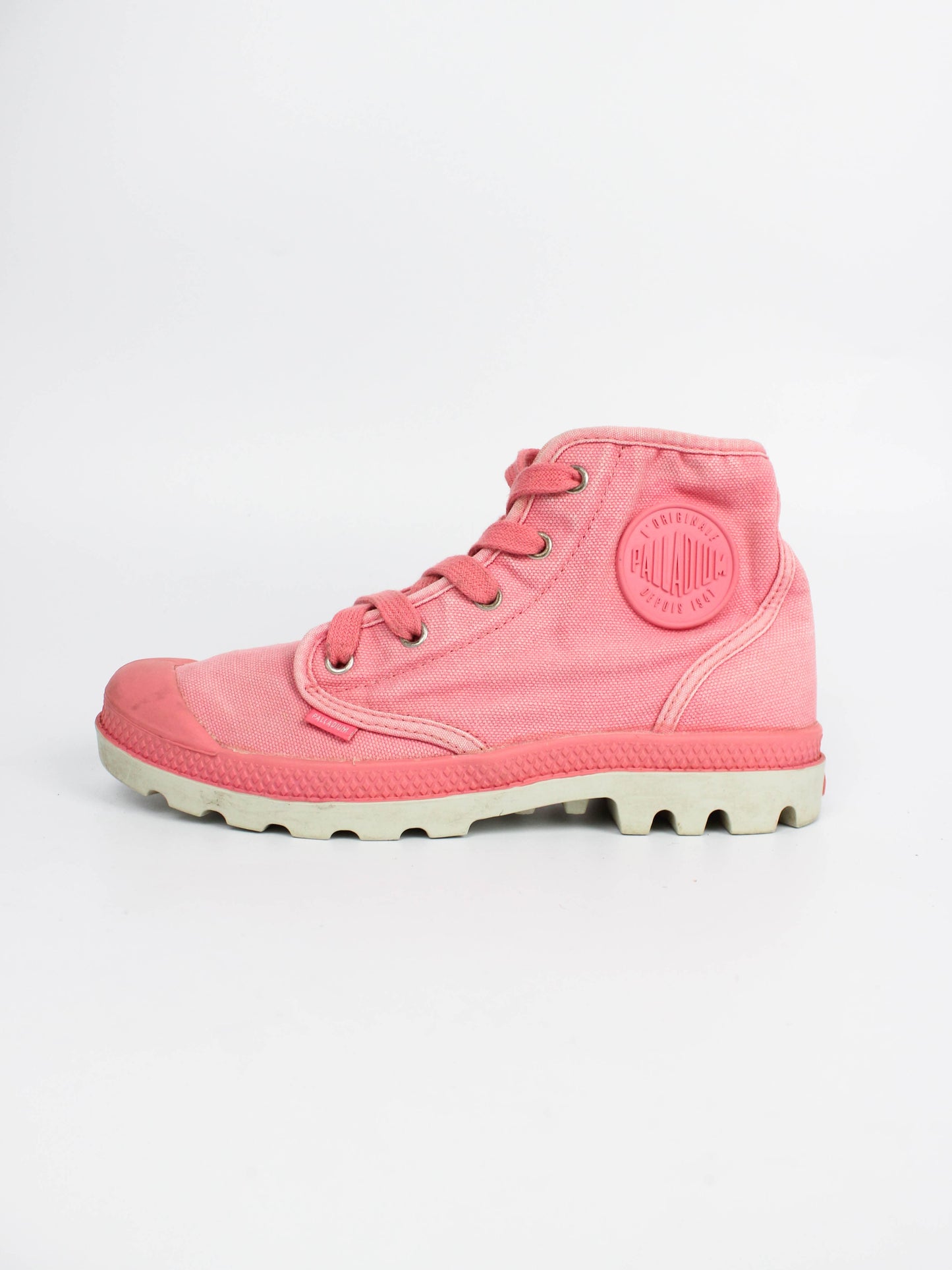 Palladium Pampa Hi Pink Canvas Boots
