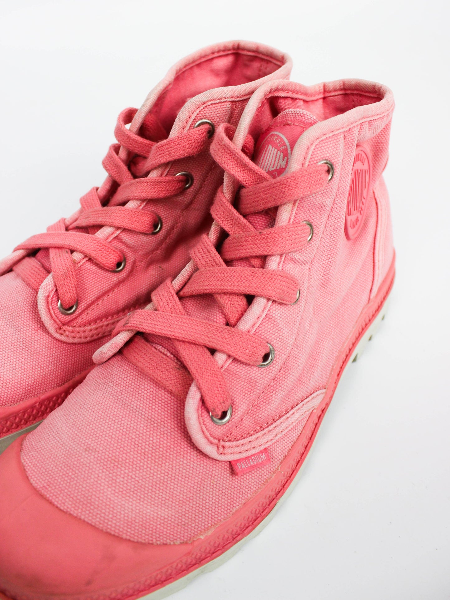 Palladium Pampa Hi Pink Canvas Boots