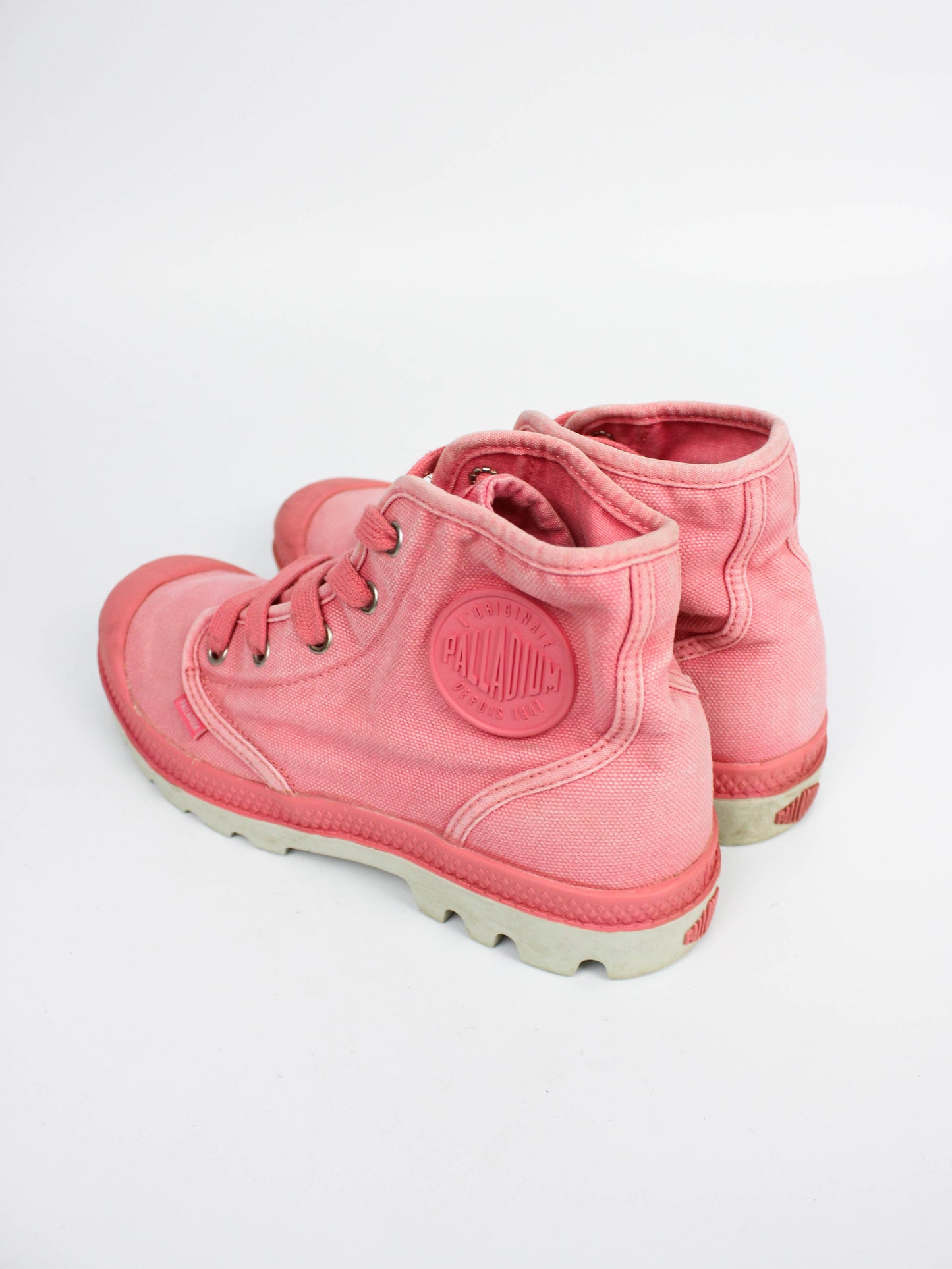 Palladium Pampa Hi Pink Canvas Boots